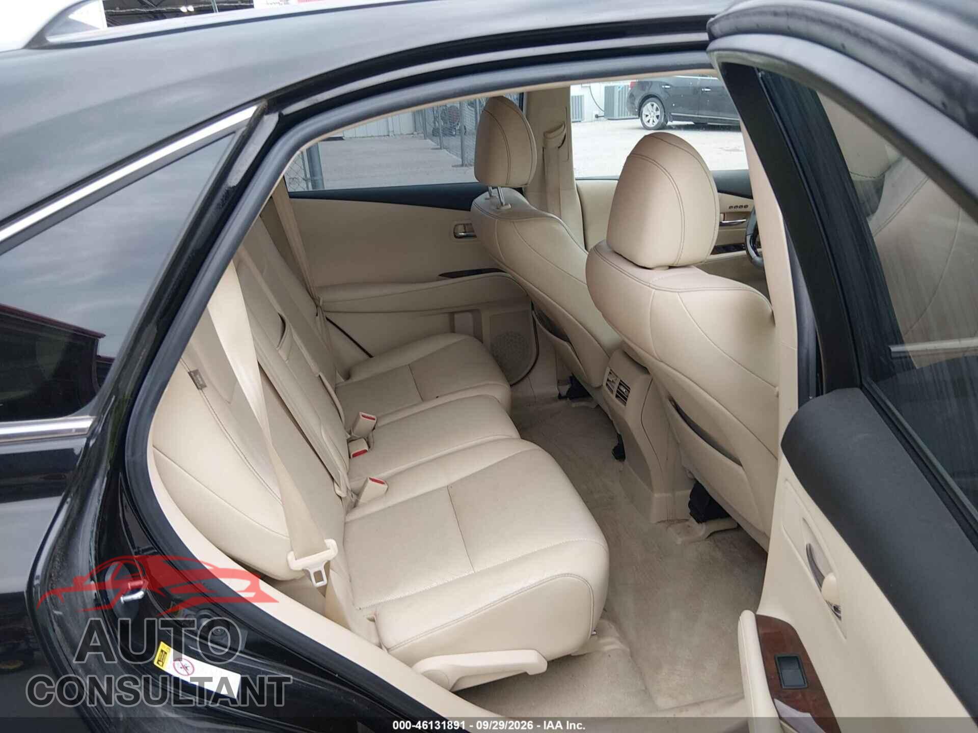 LEXUS RX 350 2015 - 2T2BK1BA6FC262839