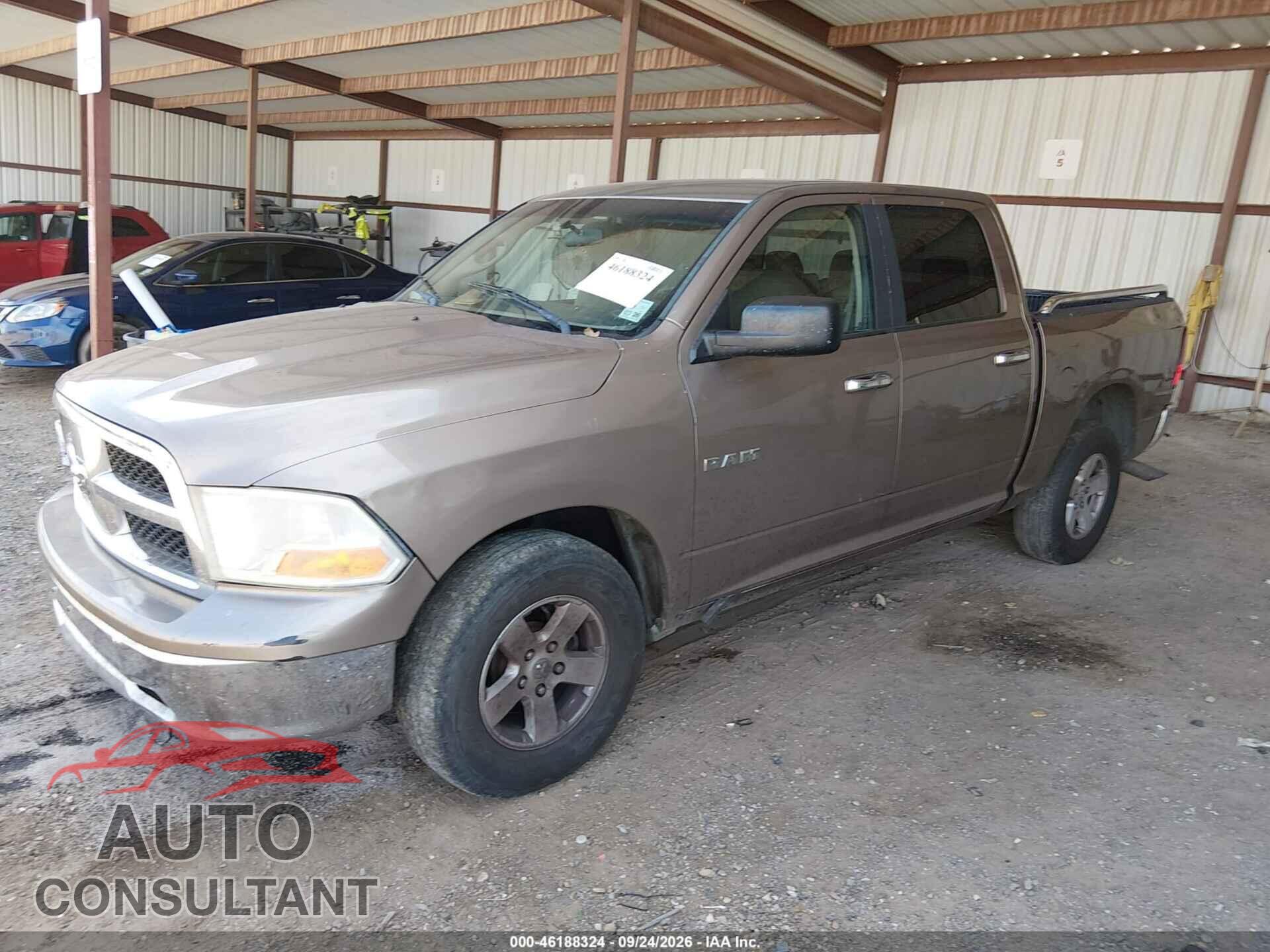 DODGE RAM 1500 2010 - 1D7RB1CP4AS196049