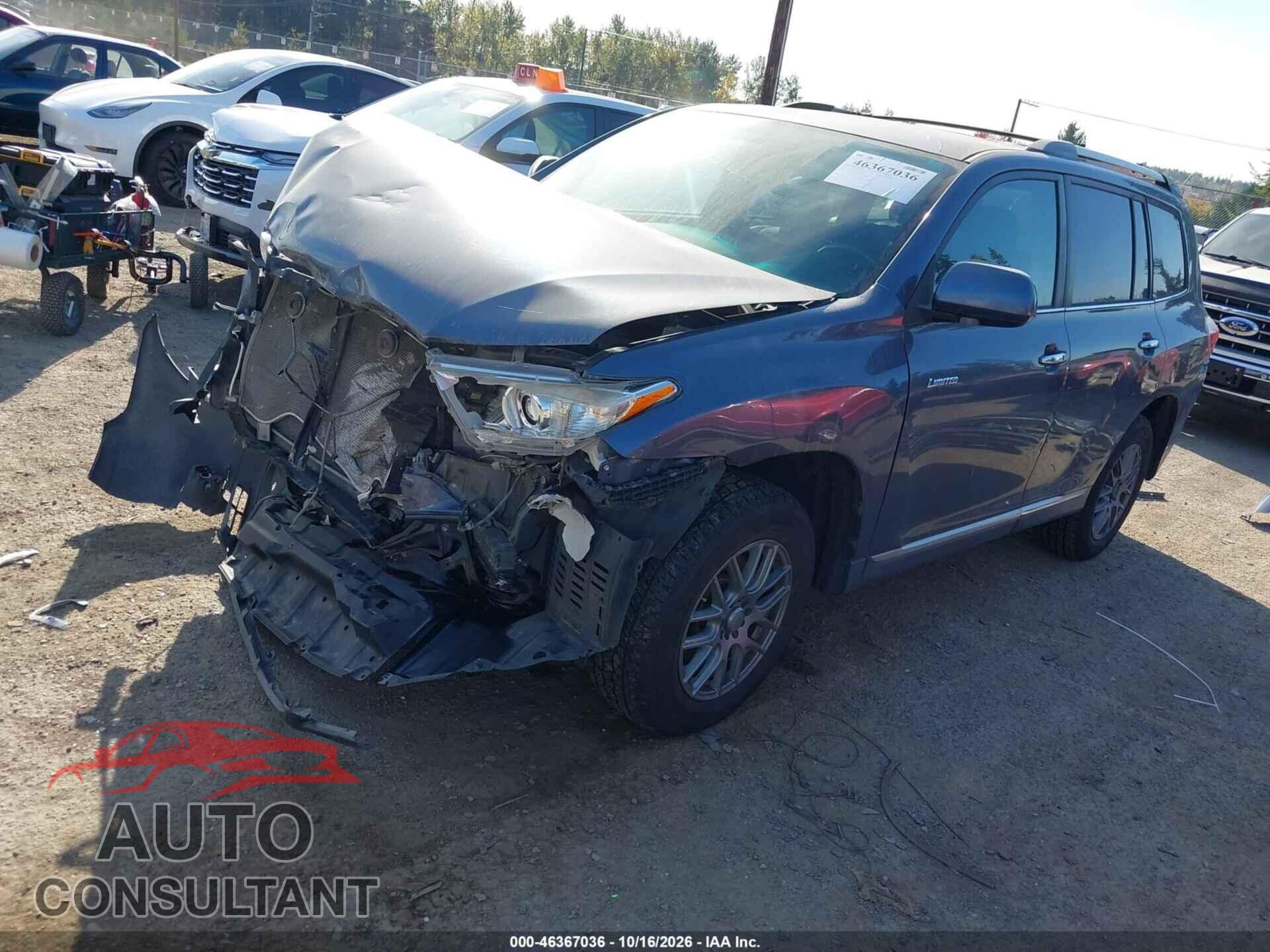 TOYOTA HIGHLANDER 2013 - 5TDDK3EH8DS220355