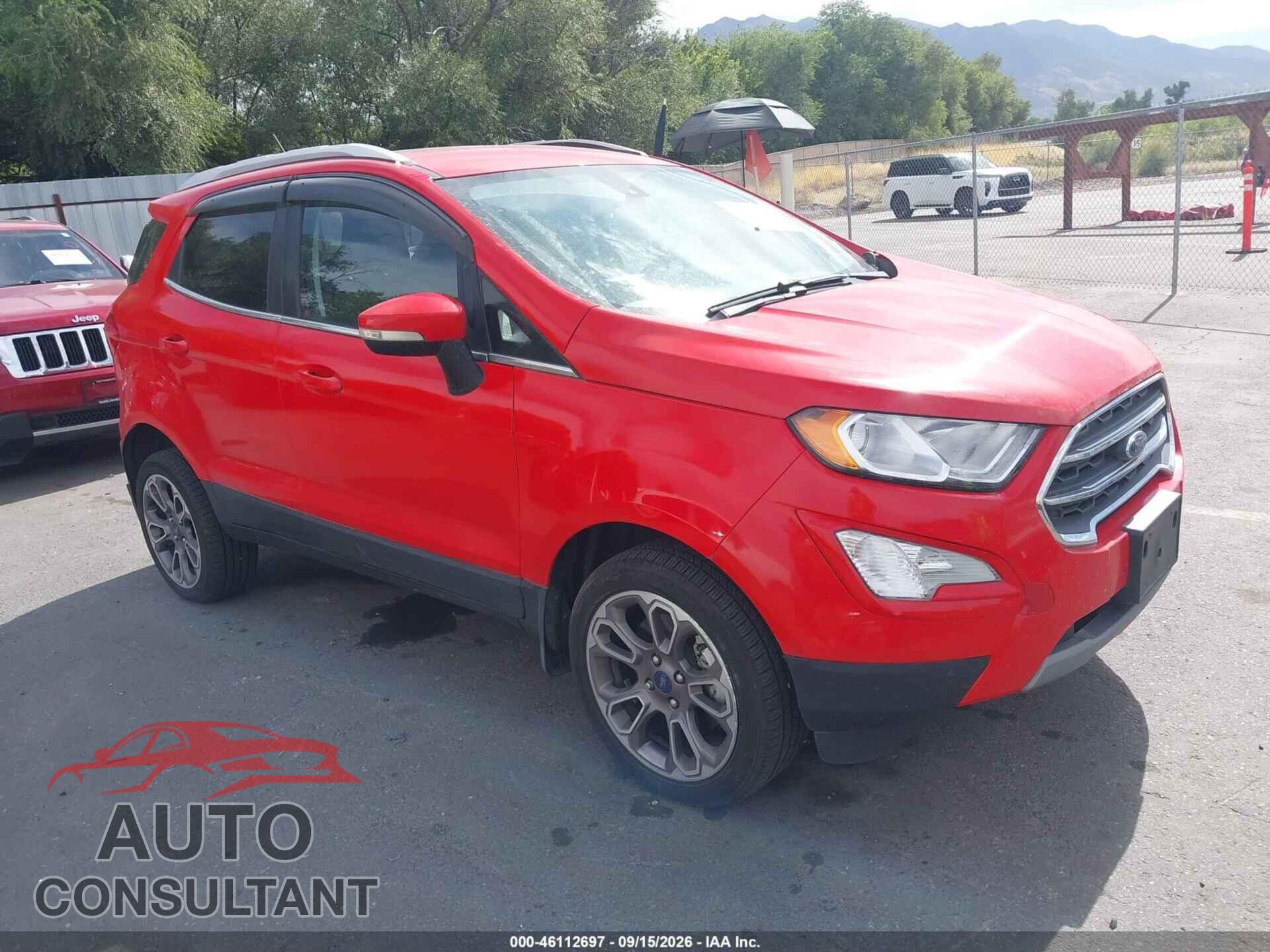 FORD ECOSPORT 2020 - MAJ6S3KL3LC363642