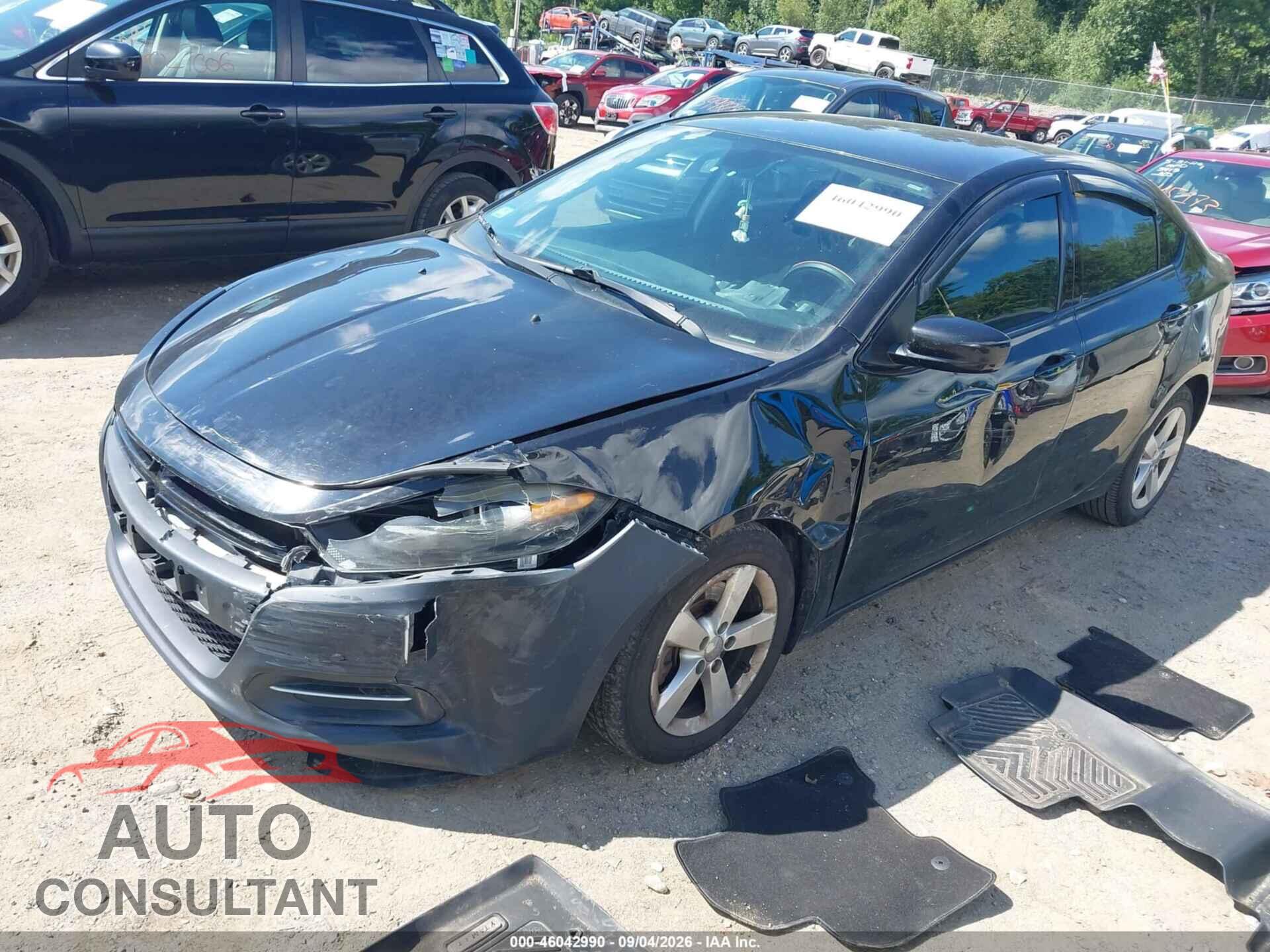 DODGE DART 2015 - 1C3CDFBB5FD351852