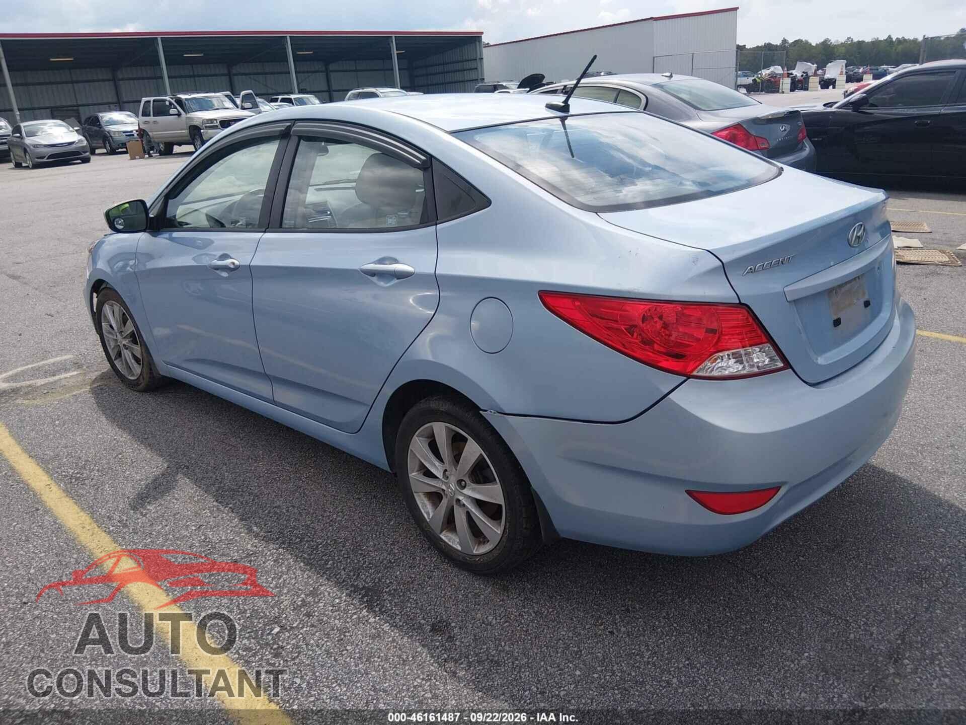 HYUNDAI ACCENT 2013 - KMHCU4AEXDU434861