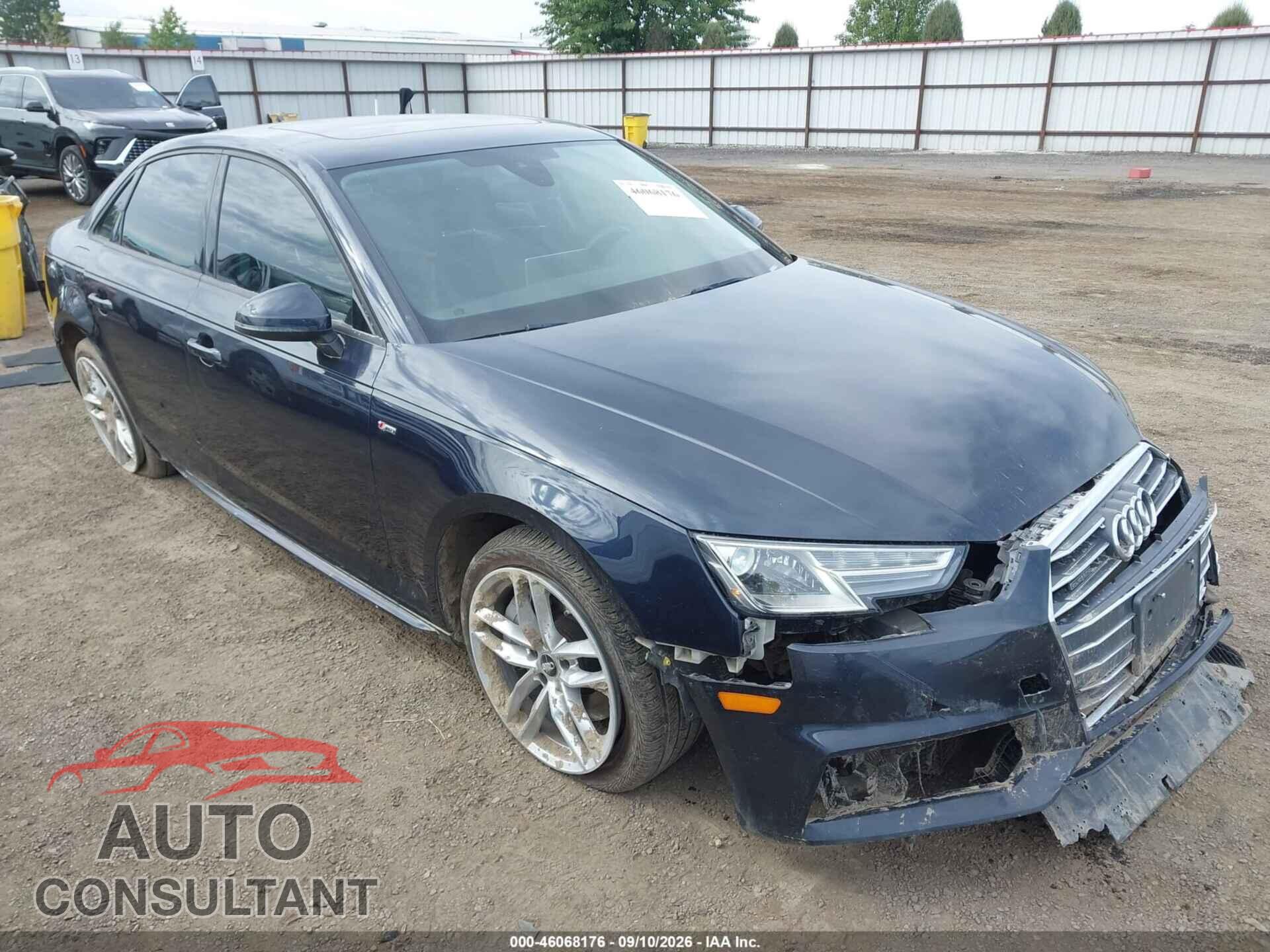 AUDI A4 2017 - WAUDNAF48HN042477