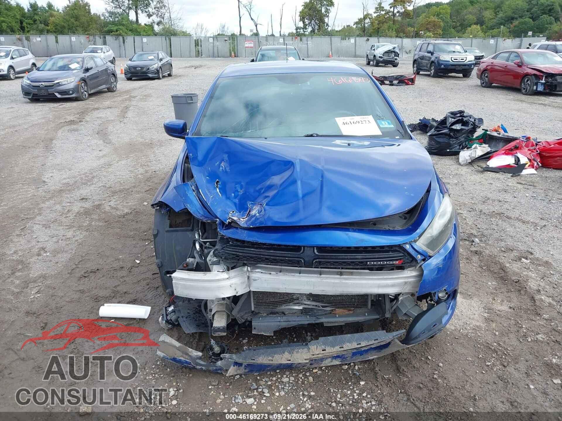 DODGE DART 2014 - 1C3CDFBB3ED851877