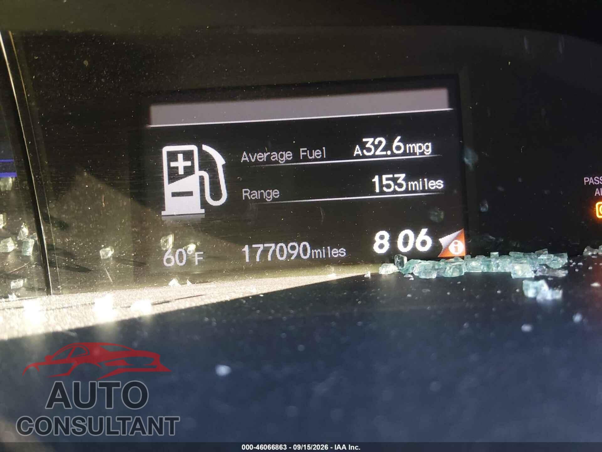 HONDA CIVIC 2012 - 19XFB2F89CE343236
