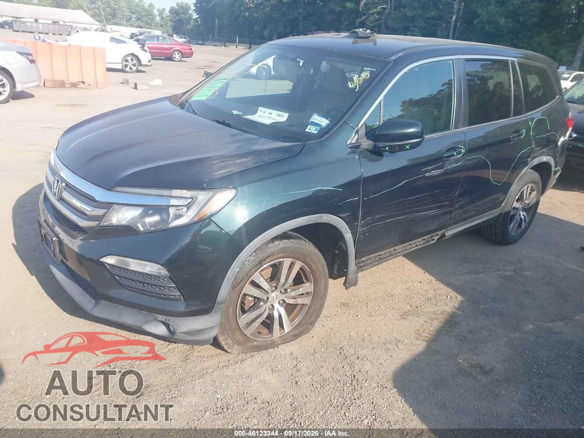 HONDA PILOT 2016 - 5FNYF6H37GB005145