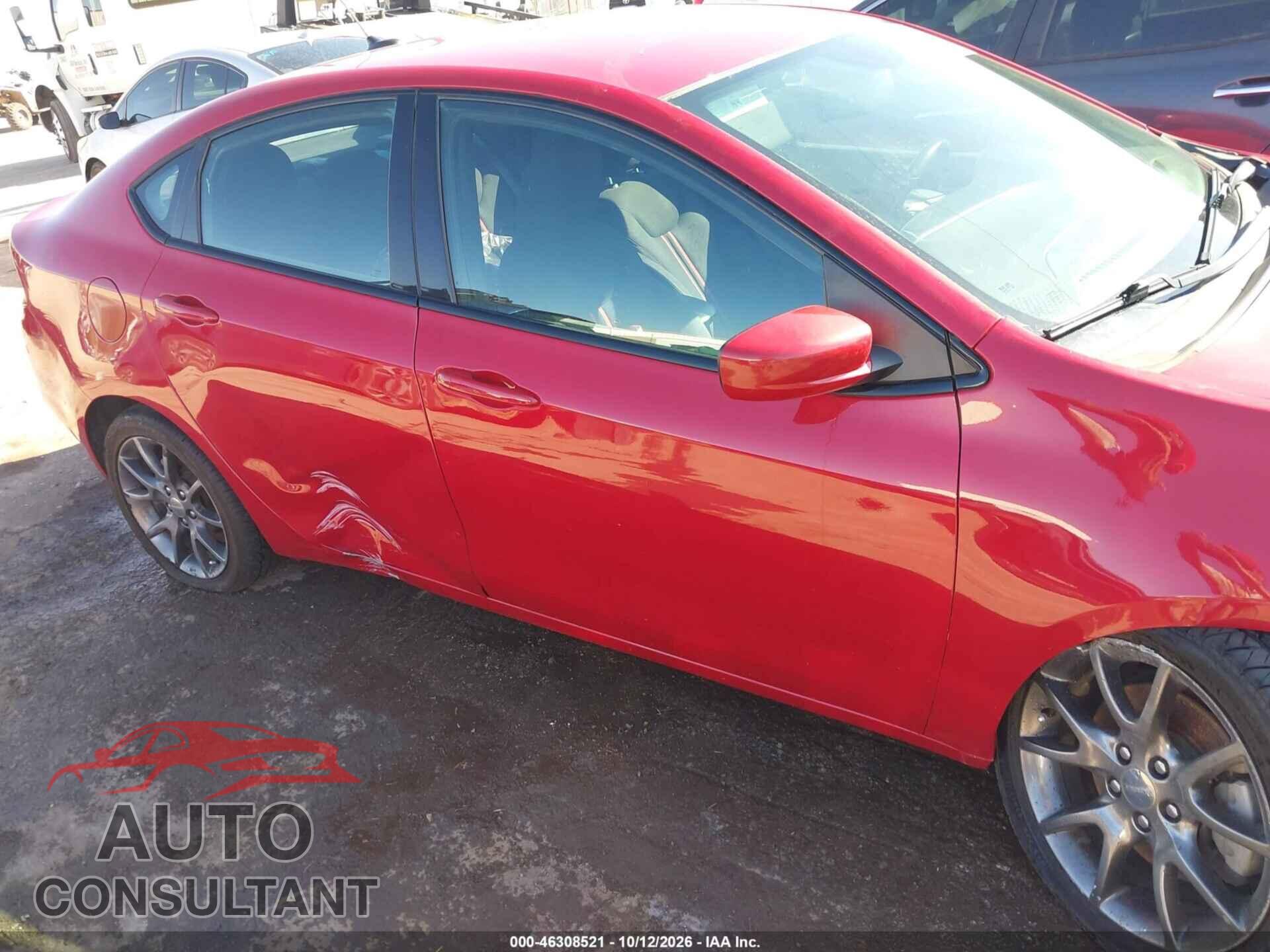 DODGE DART 2013 - 1C3CDFBA8DD154808