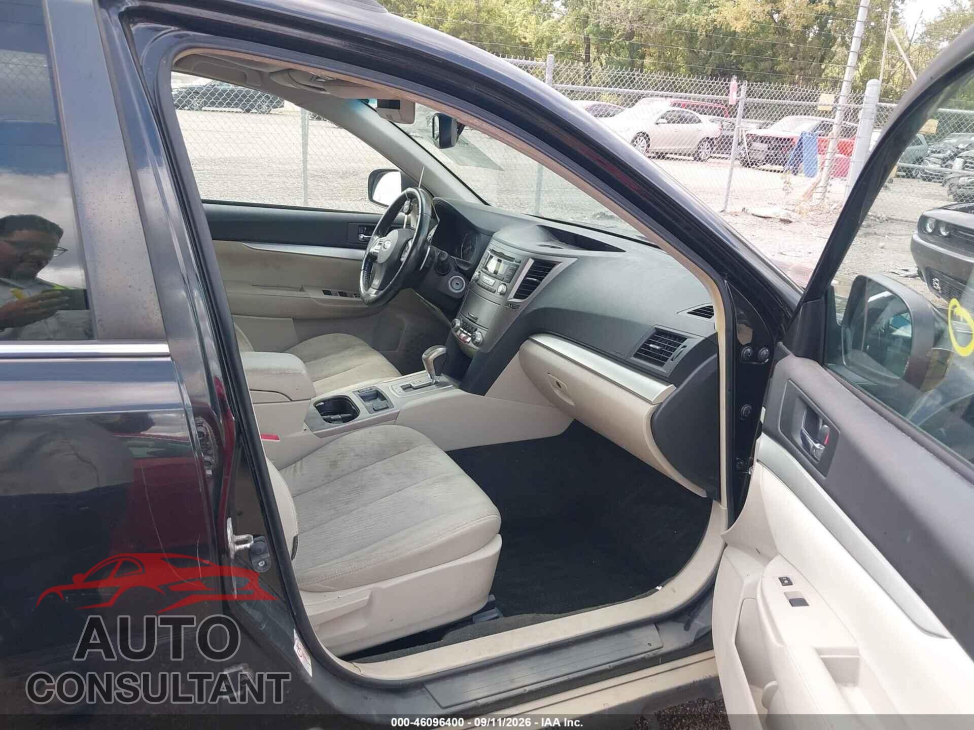 SUBARU OUTBACK 2012 - 4S4BRCGC8C3255039