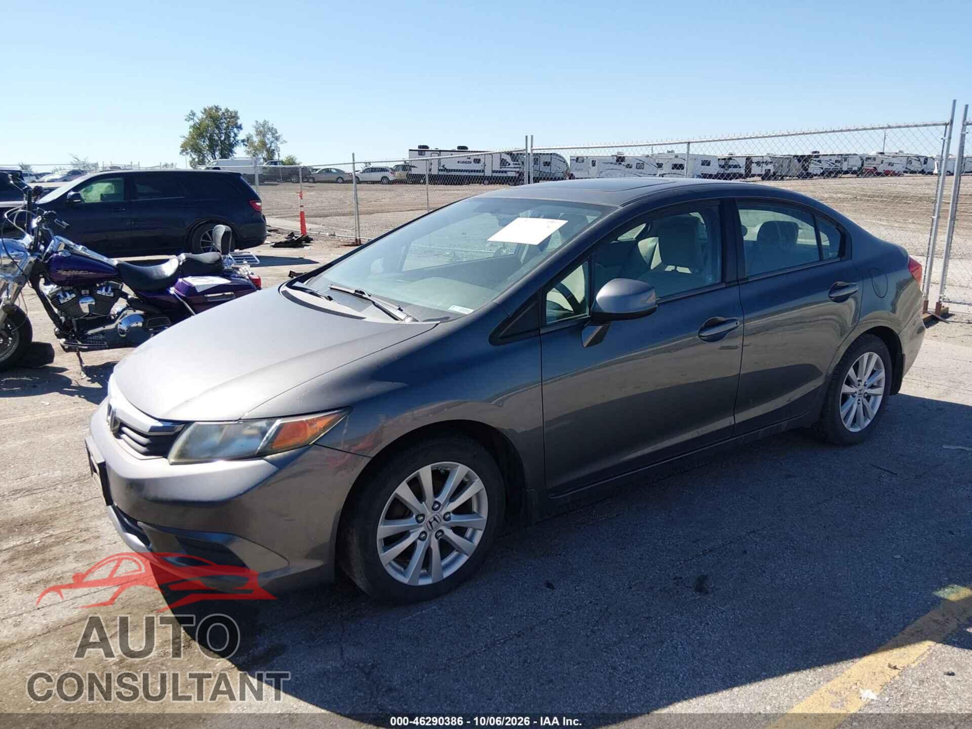 HONDA CIVIC 2012 - 19XFB2F87CE015099