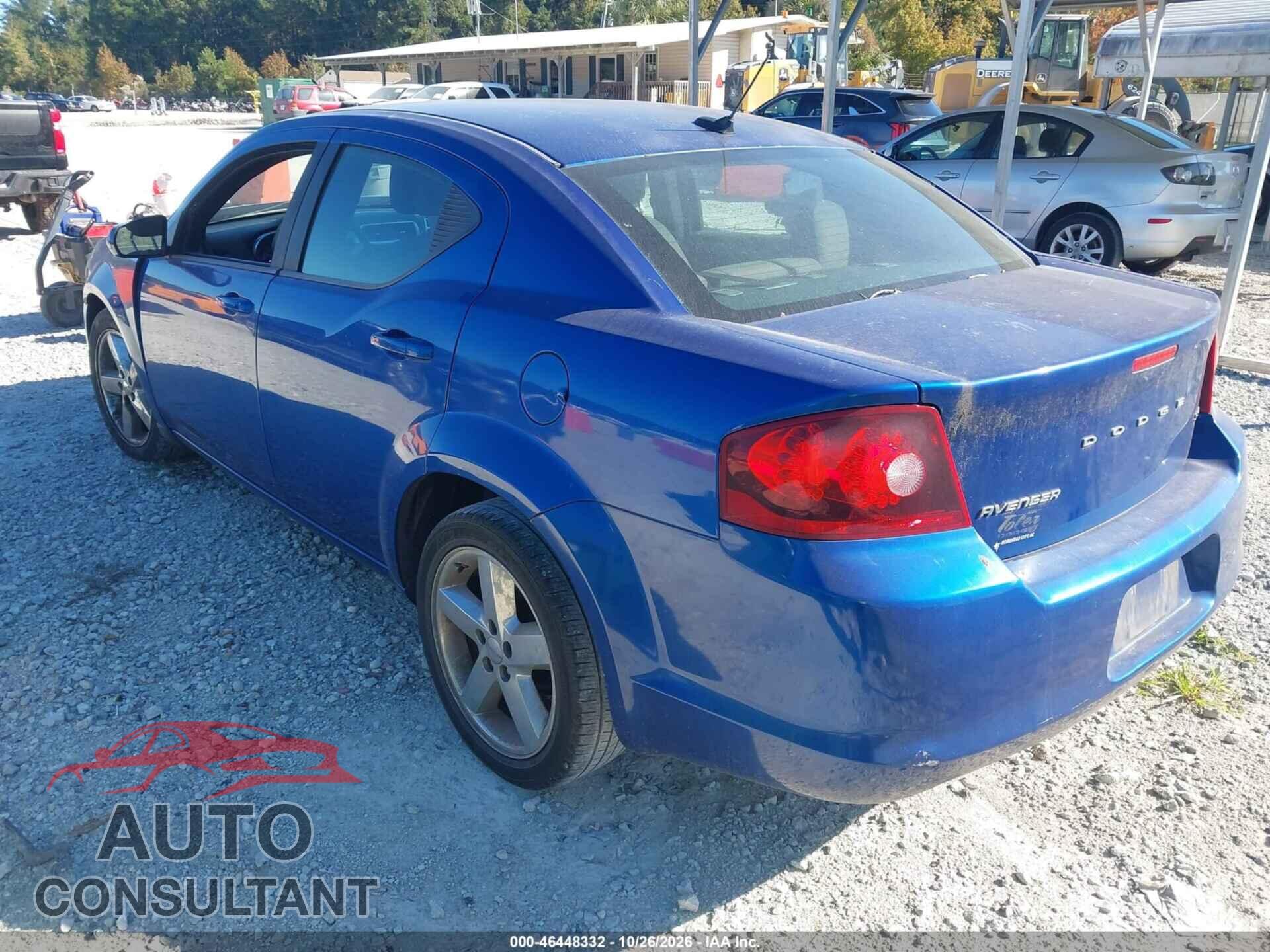 DODGE AVENGER 2013 - 1C3CDZCB5DN548043