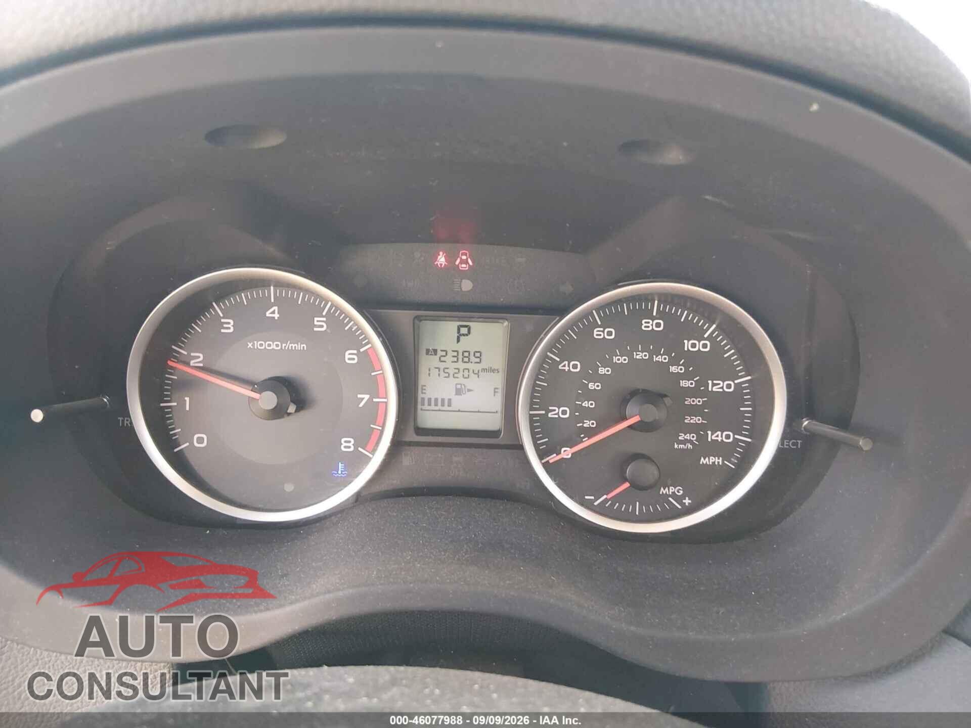 SUBARU FORESTER 2014 - JF2SJAAC5EH458647