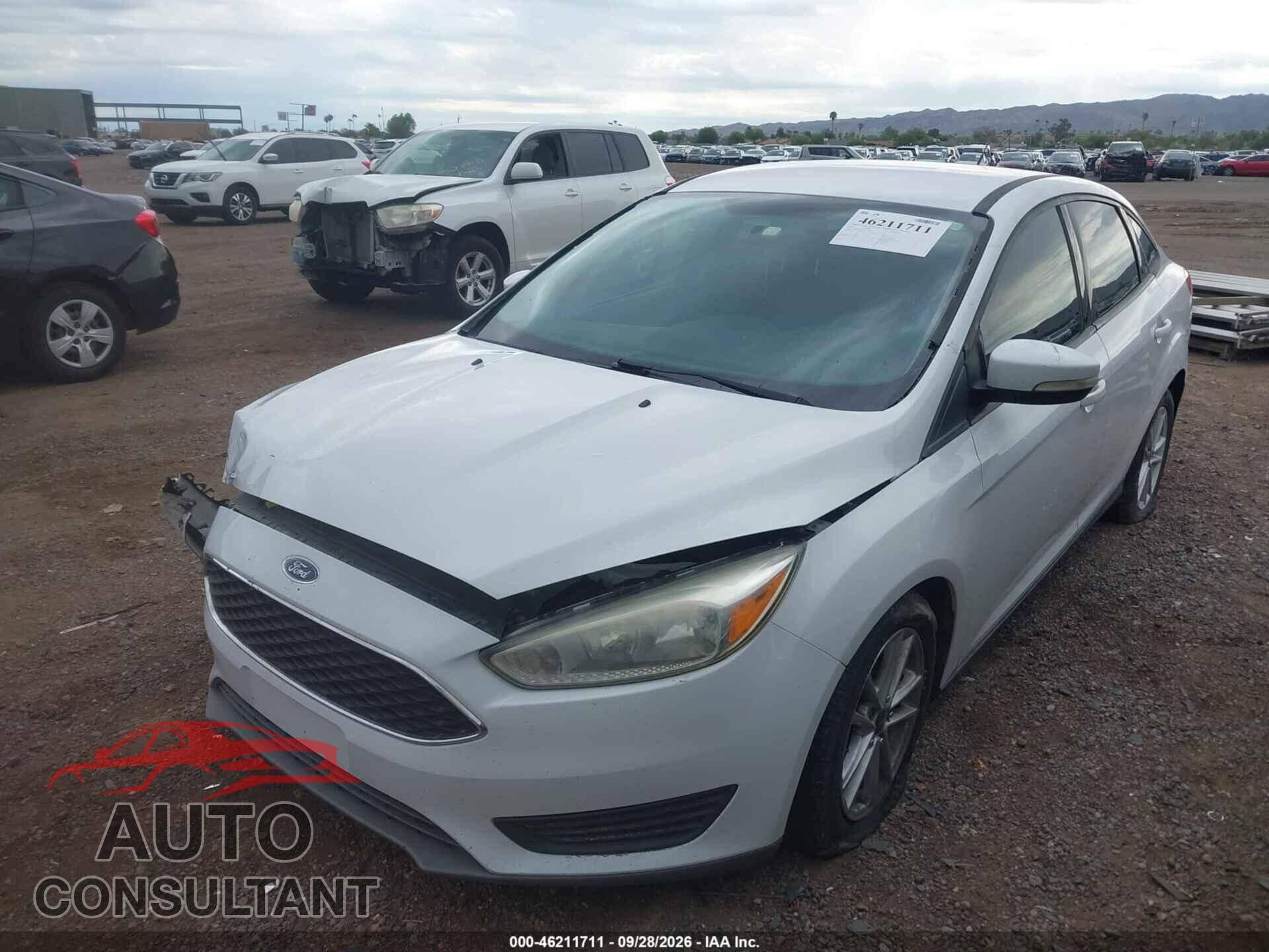 FORD FOCUS 2017 - 1FADP3F24HL277600