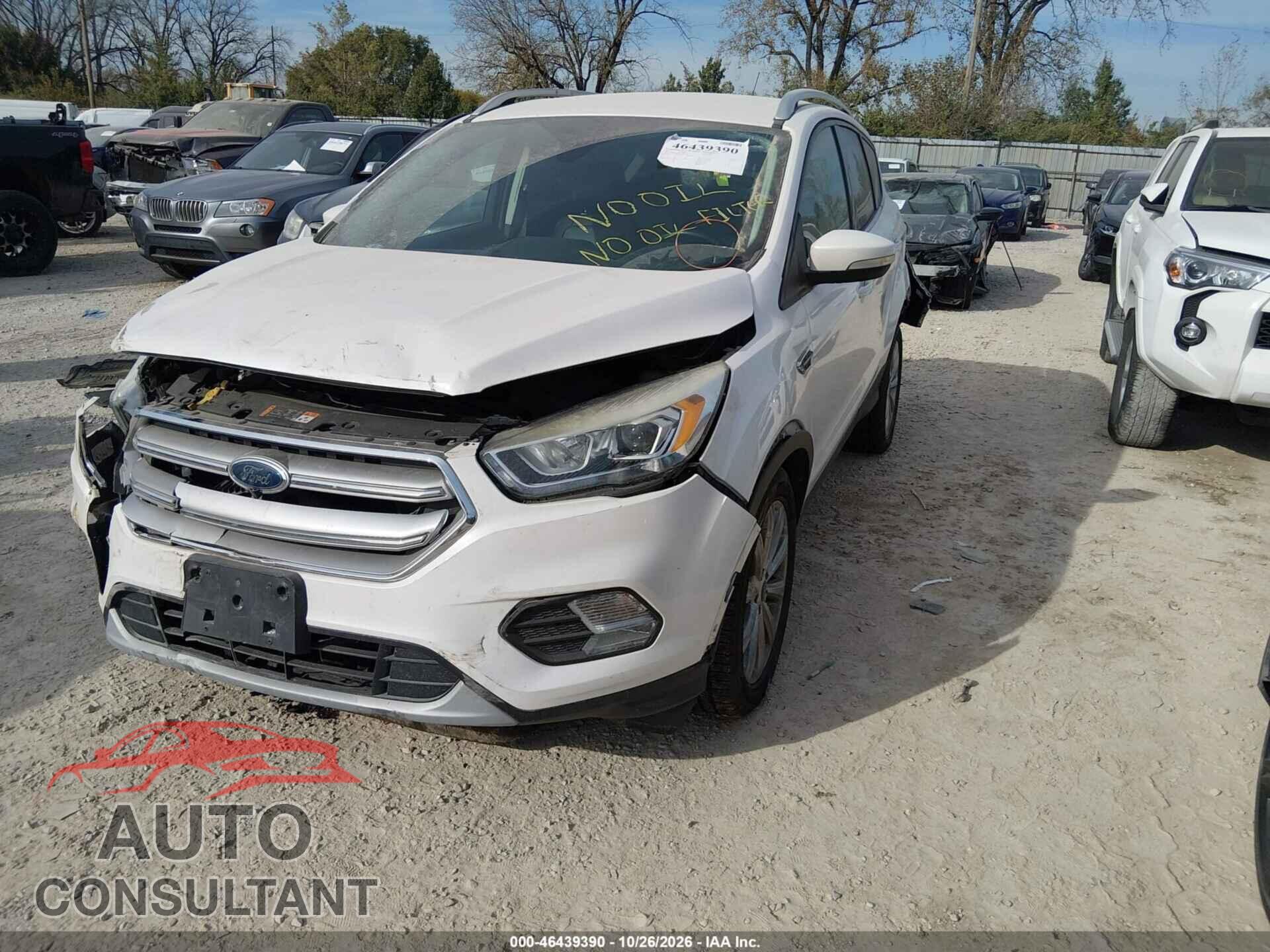 FORD ESCAPE 2017 - 1FMCU9J96HUD74289