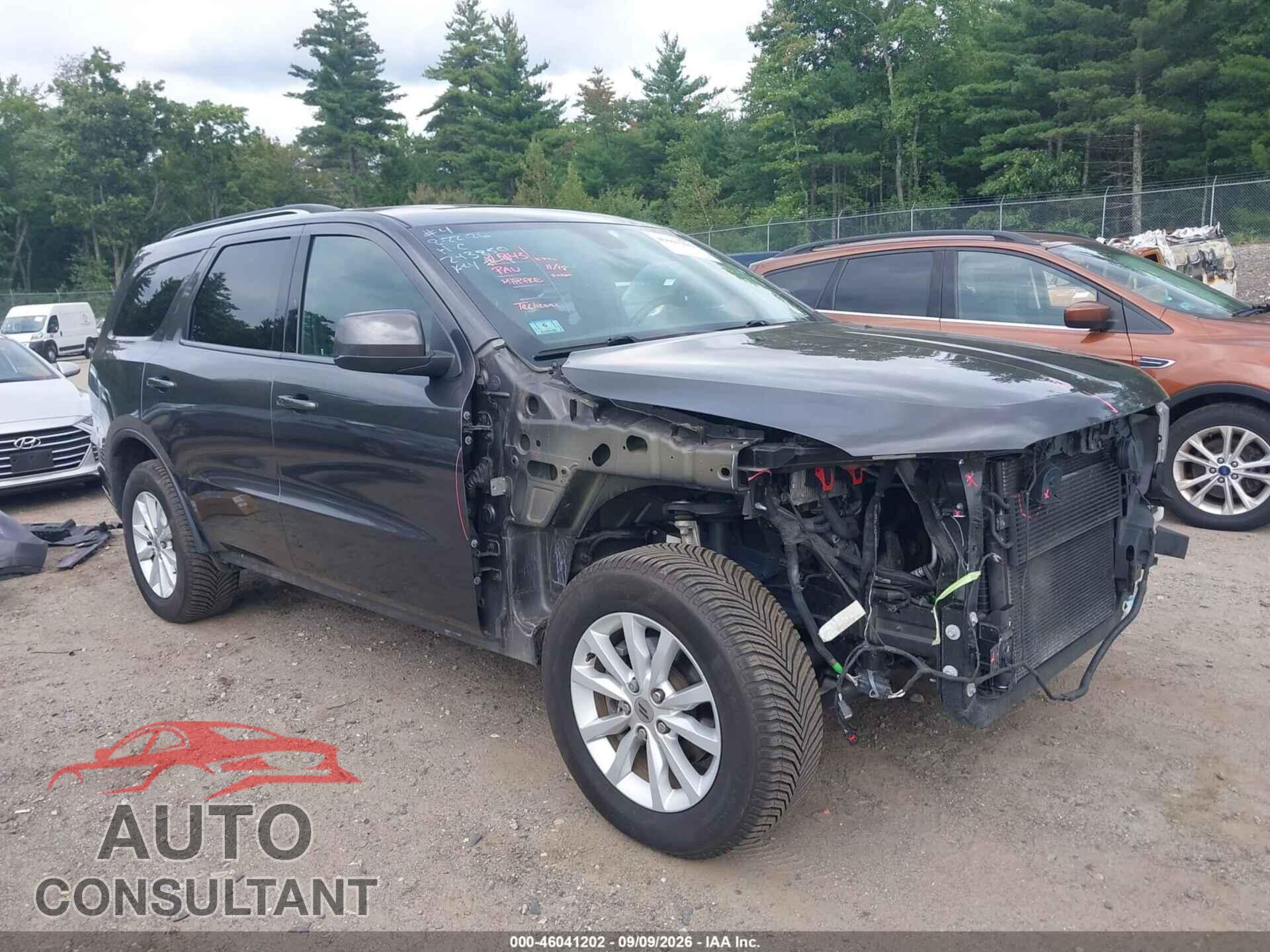 DODGE DURANGO 2019 - 1C4RDJAG1KC606485
