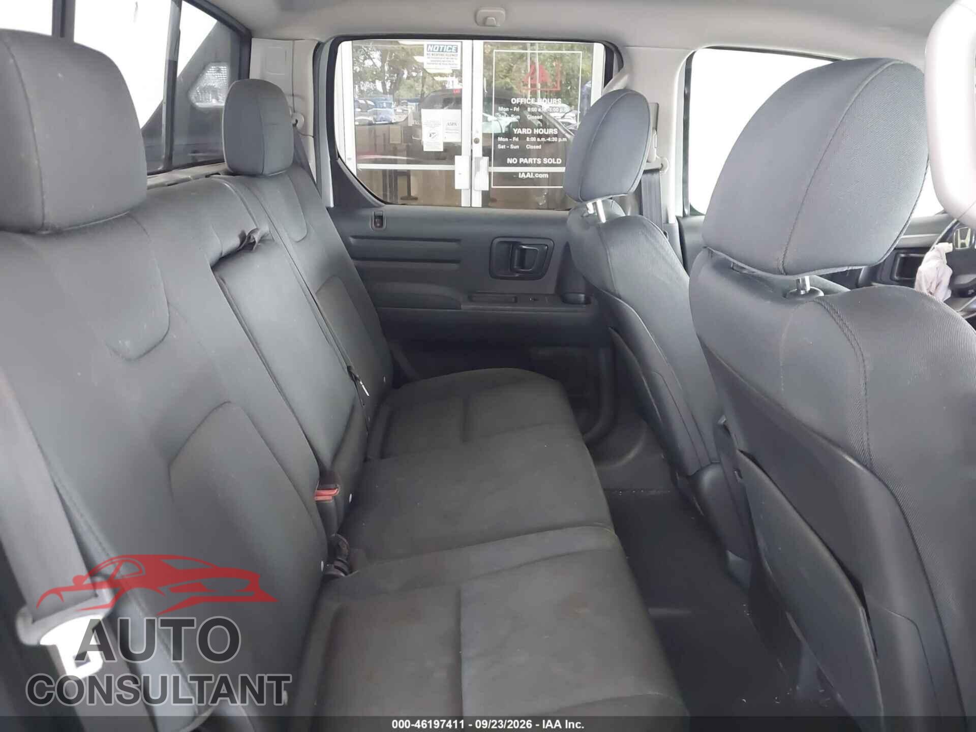HONDA RIDGELINE 2013 - 5FPYK1F76DB002003
