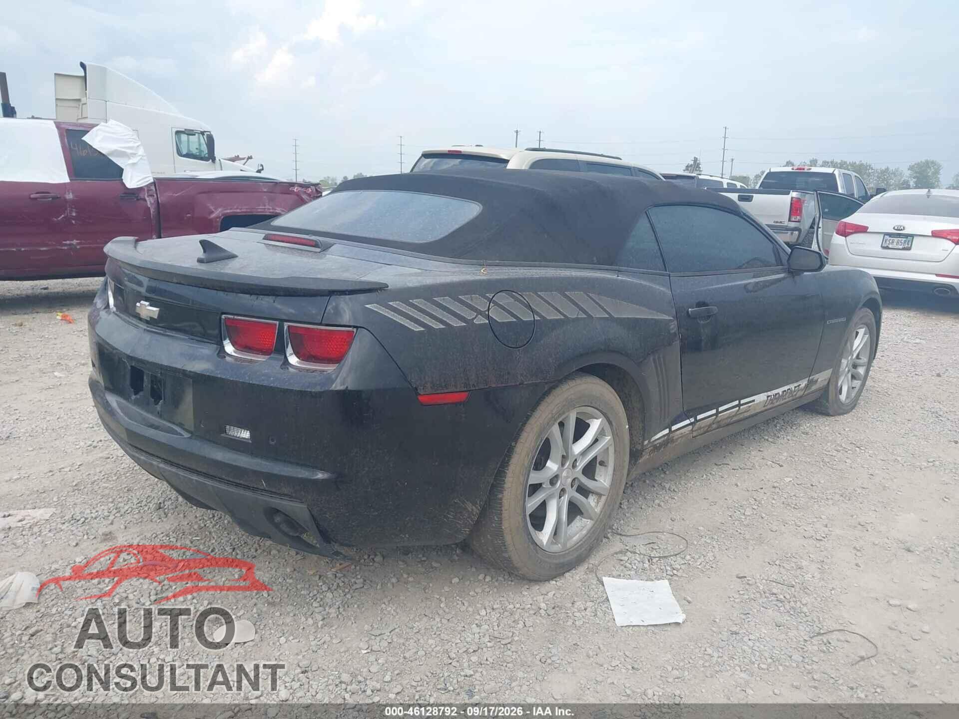 CHEVROLET CAMARO 2013 - 2G1FB3D37D9216555