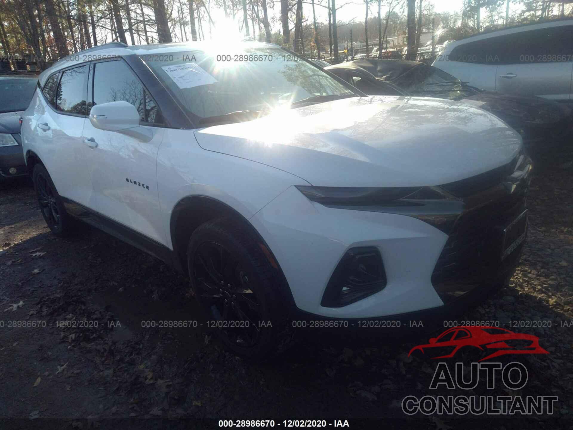 CHEVROLET BLAZER 2019 - 3GNKBERS3KS662680