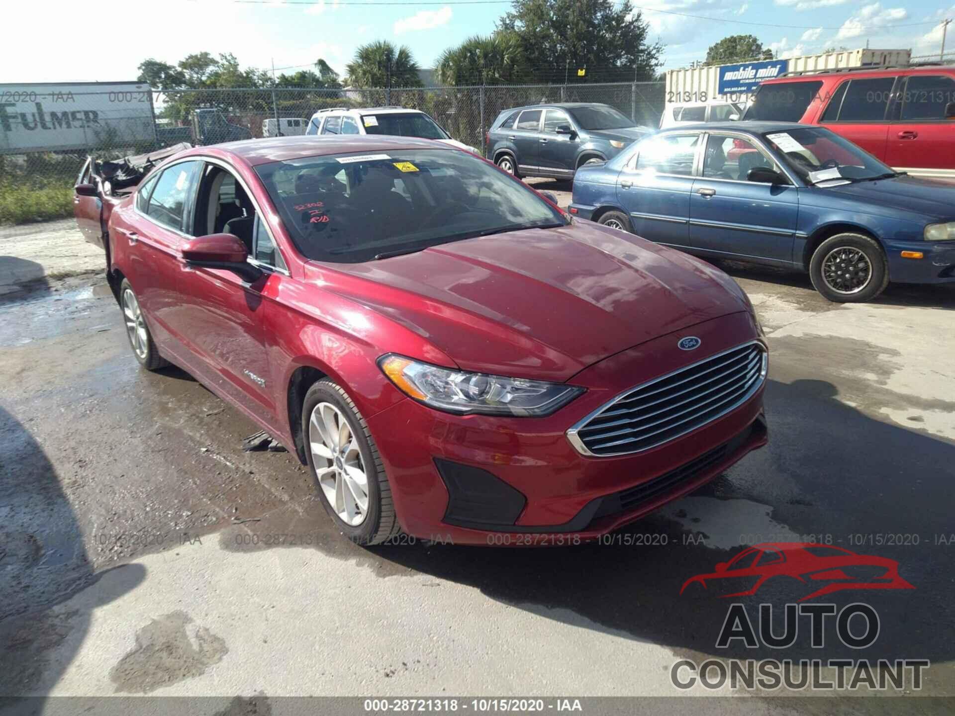 FORD FUSION HYBRID 2019 - 3FA6P0LU4KR189975