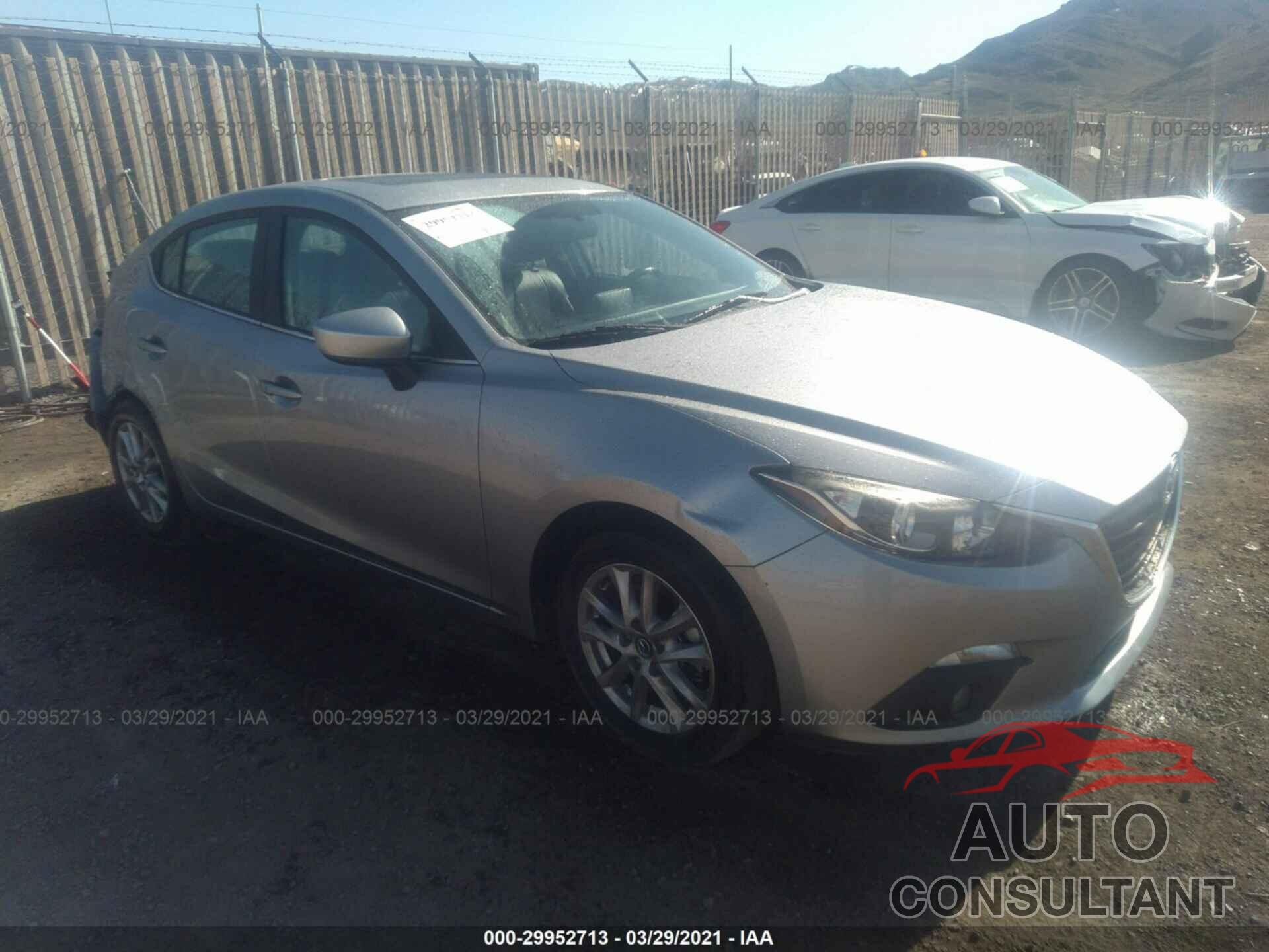 MAZDA MAZDA3 2016 - JM1BM1X71G1291862