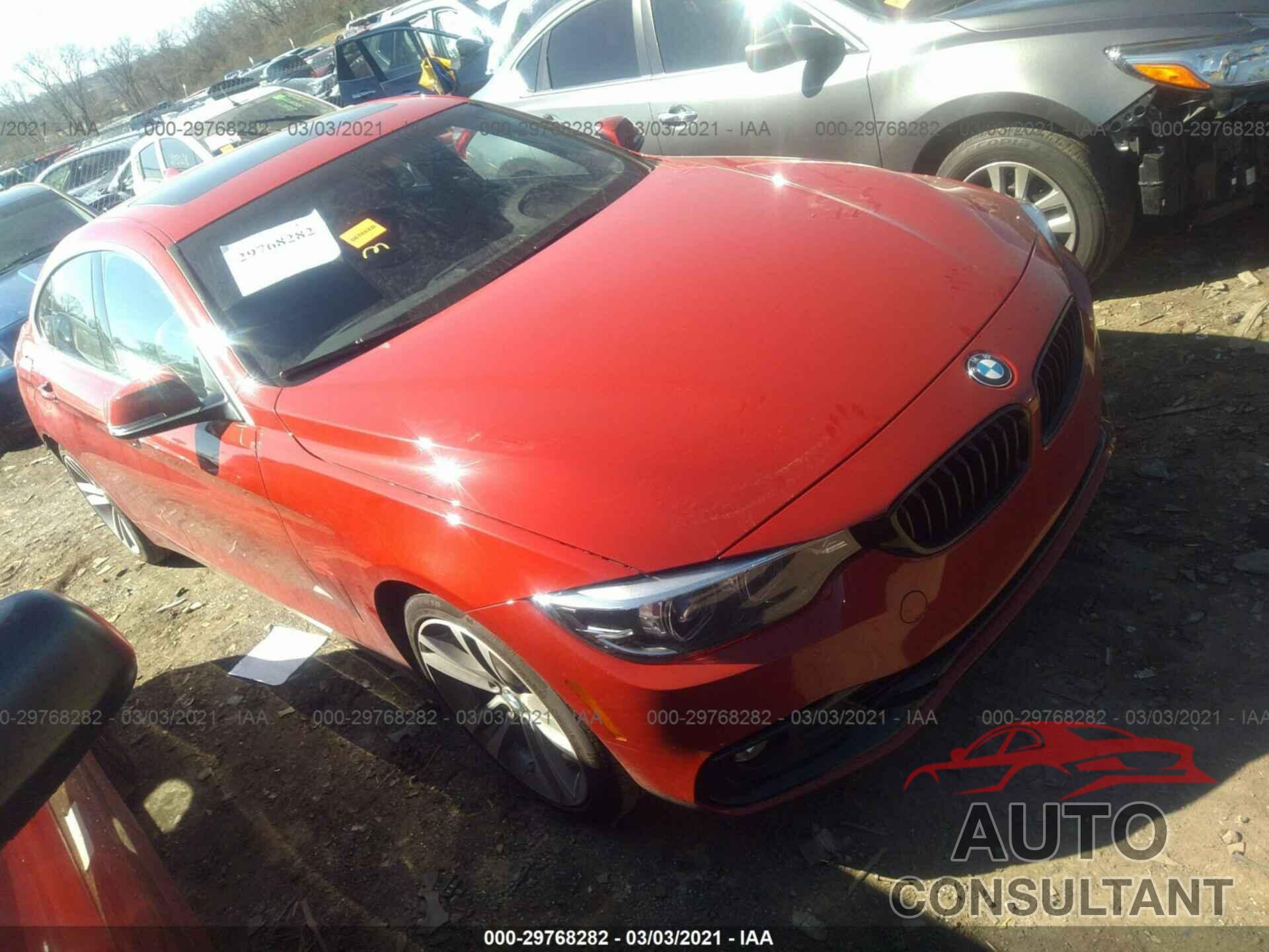 BMW 4 SERIES 2019 - WBA4J1C58KBM17978