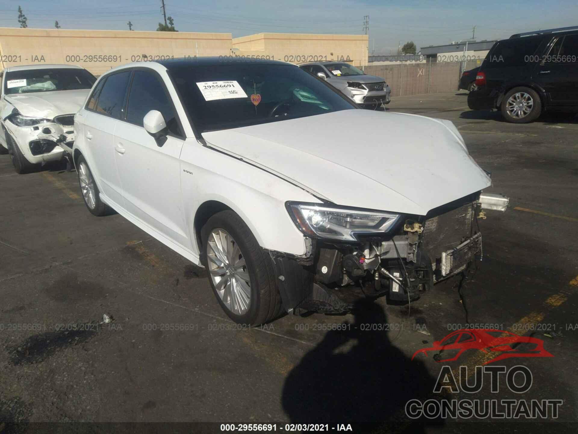 AUDI A3 SPORTBACK E-TRON 2017 - WAUUPBFF5HA048567