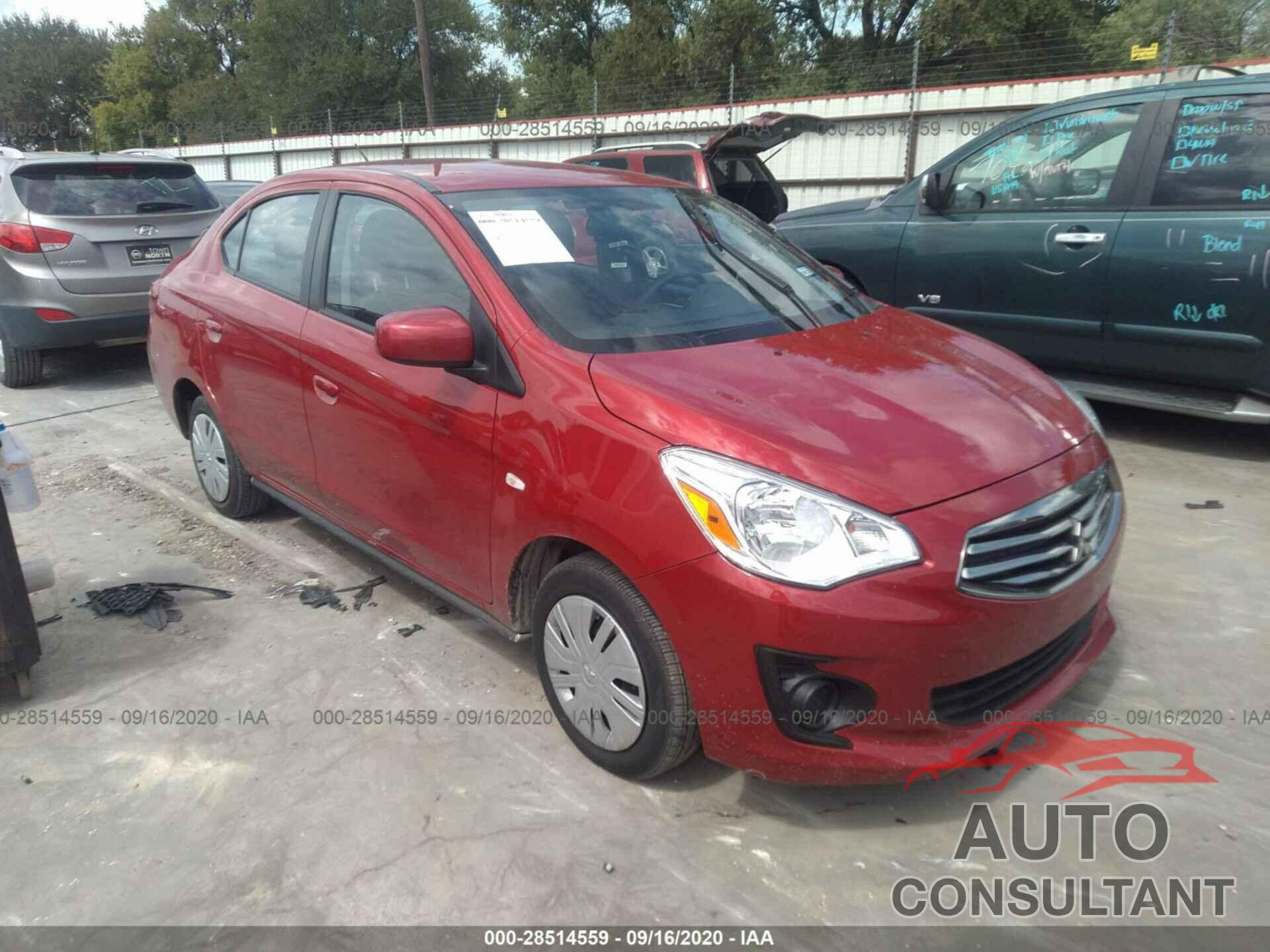 MITSUBISHI MIRAGE G4 2019 - ML32F3FJ3KHF10989