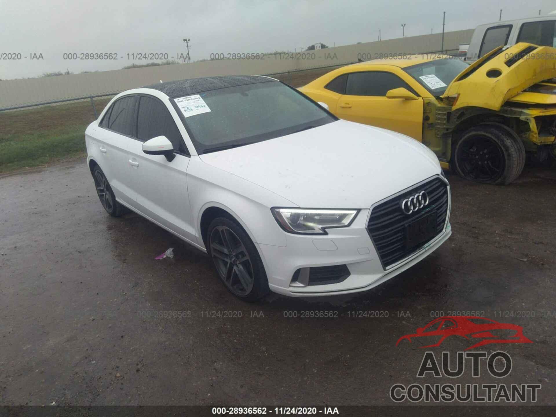AUDI A3 SEDAN 2017 - WAUAUGFF4H1027329