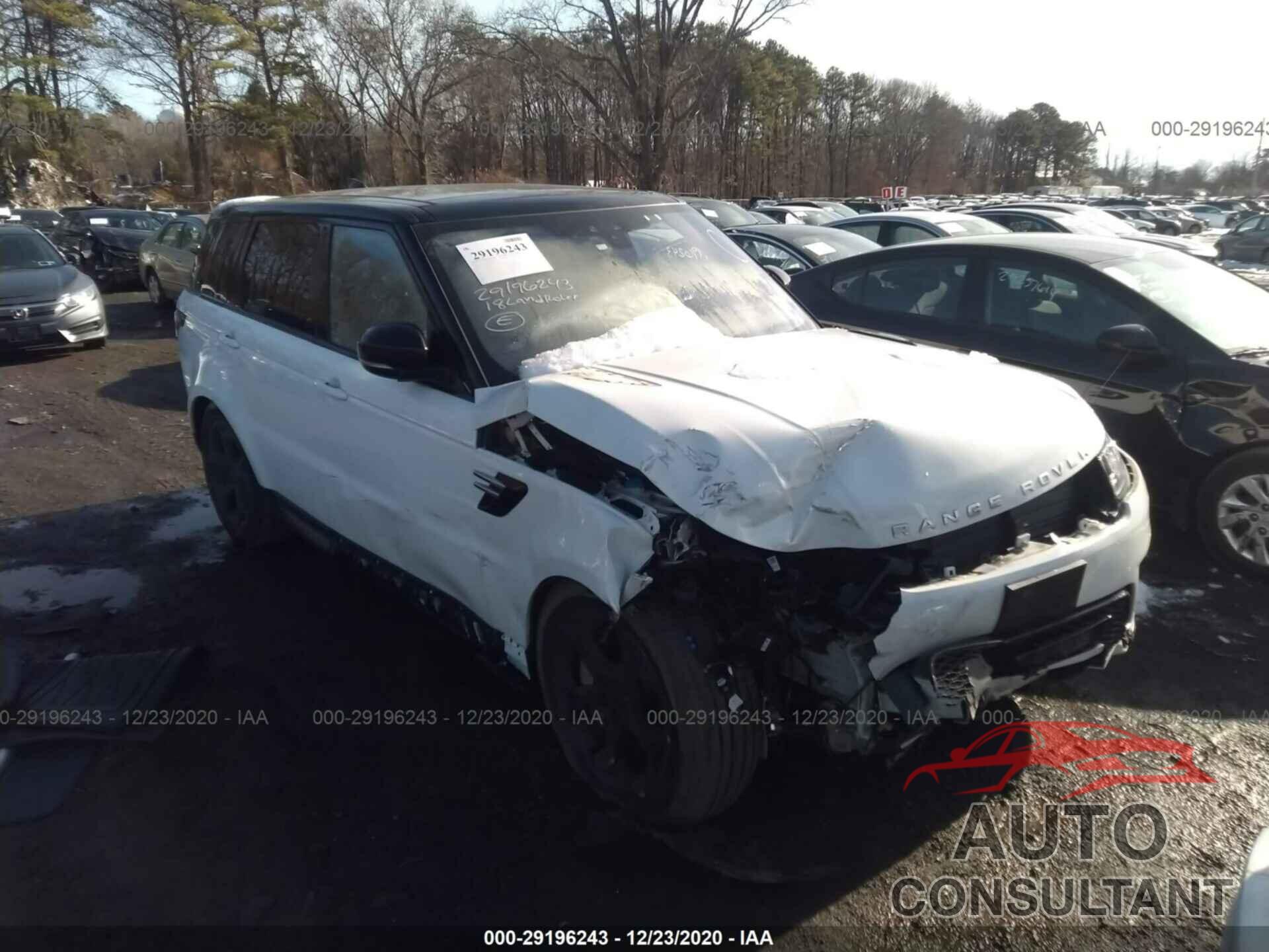 LAND ROVER RANGE ROVER SPORT 2018 - SALWR2RV2JA196764