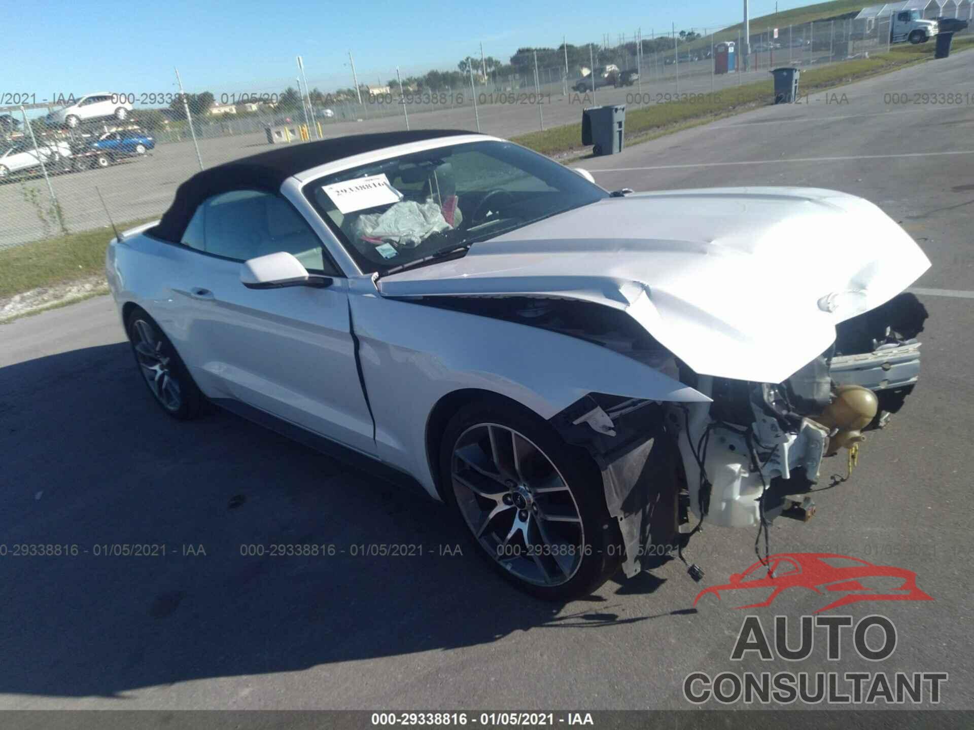 FORD MUSTANG 2017 - 1FATP8UH3H5263790