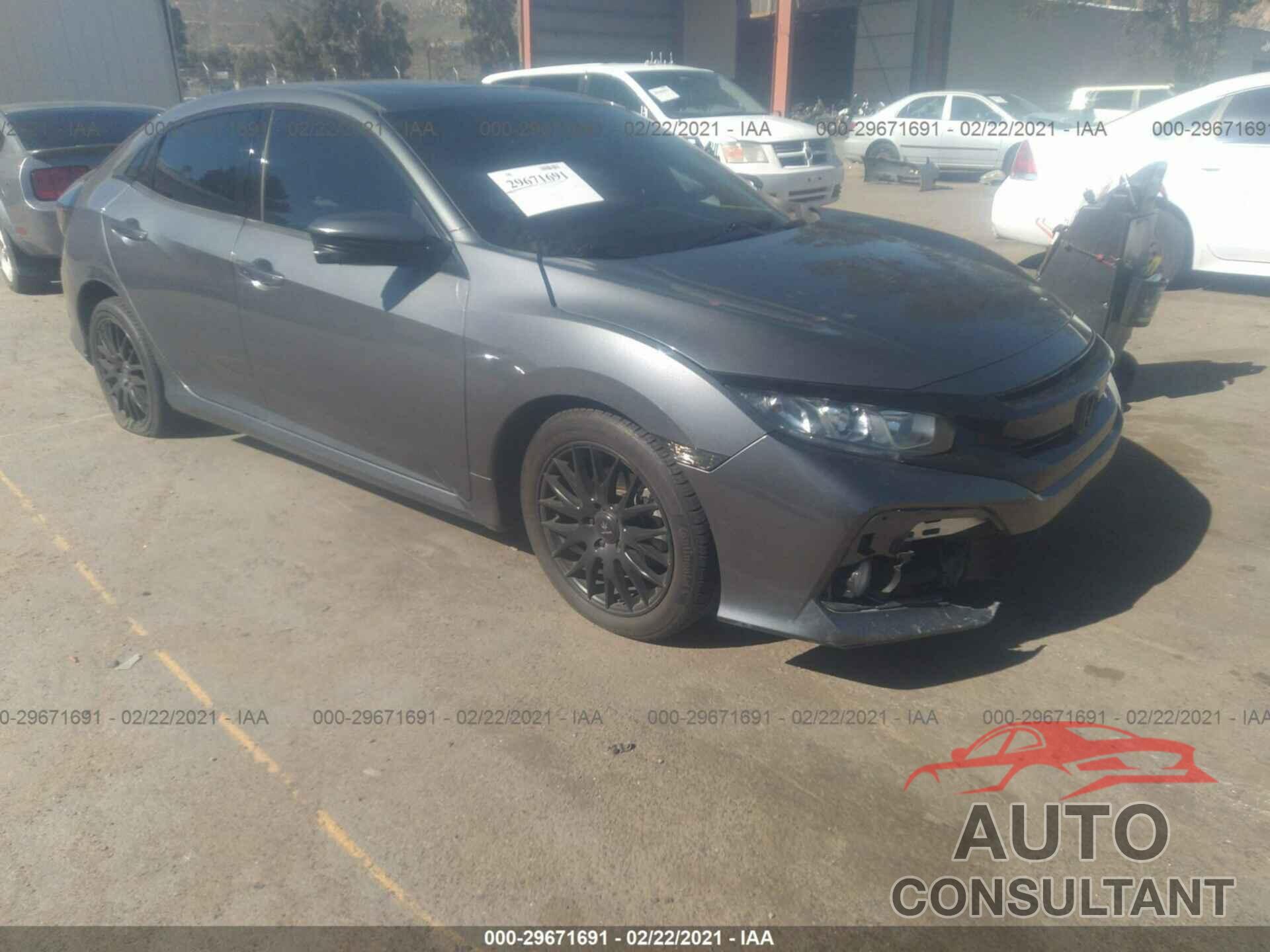 HONDA CIVIC HATCHBACK 2018 - SHHFK7H55JU417709