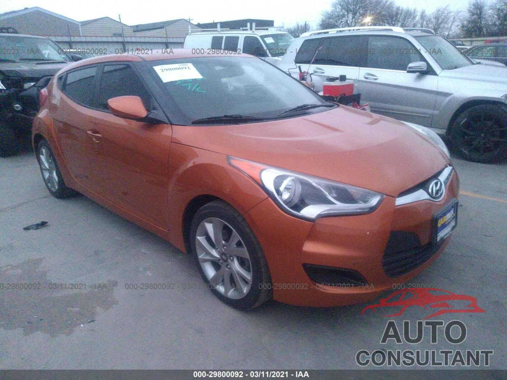 HYUNDAI VELOSTER 2016 - KMHTC6AD2GU292998