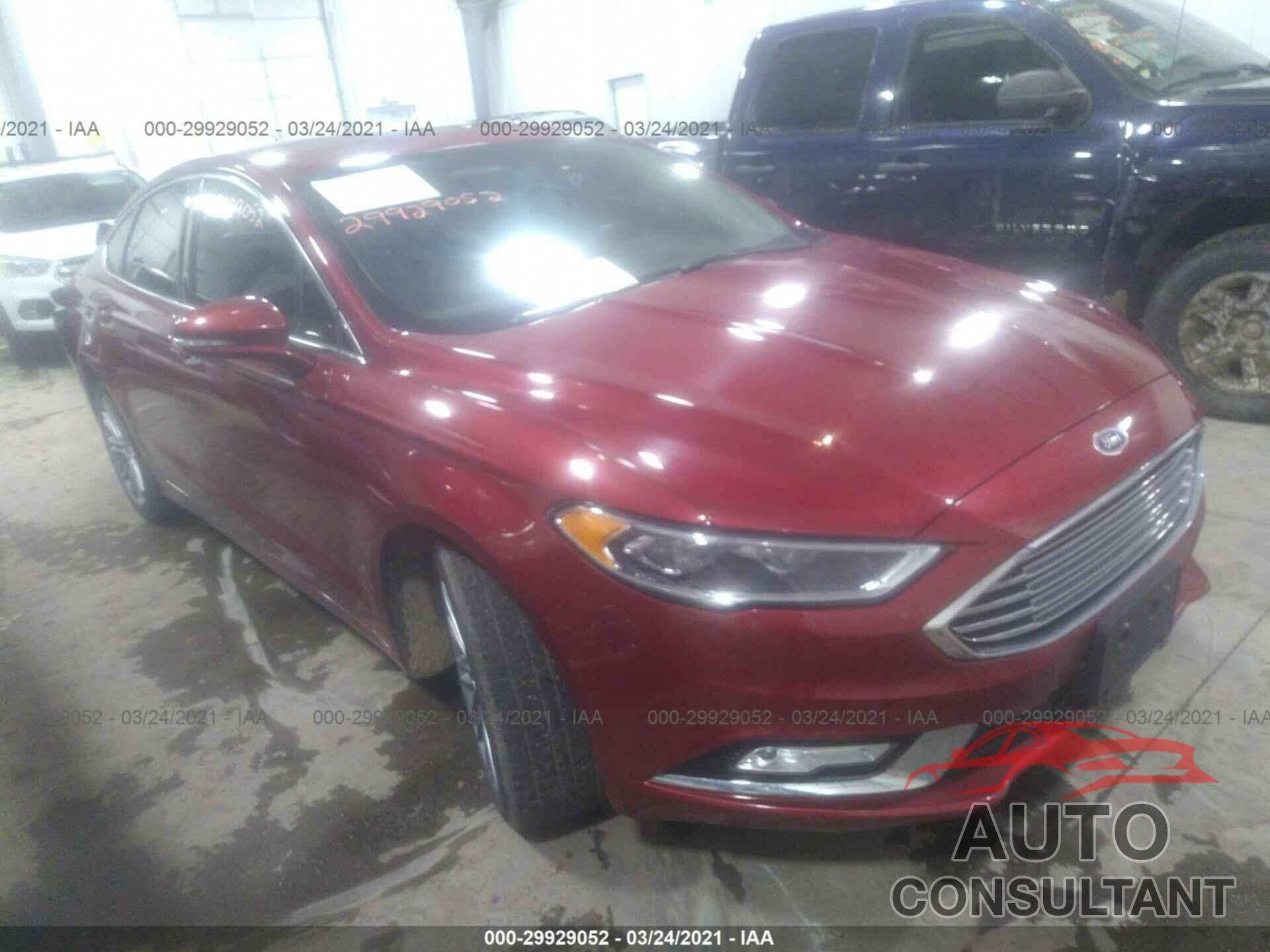 FORD FUSION 2017 - 3FA6P0K92HR146421