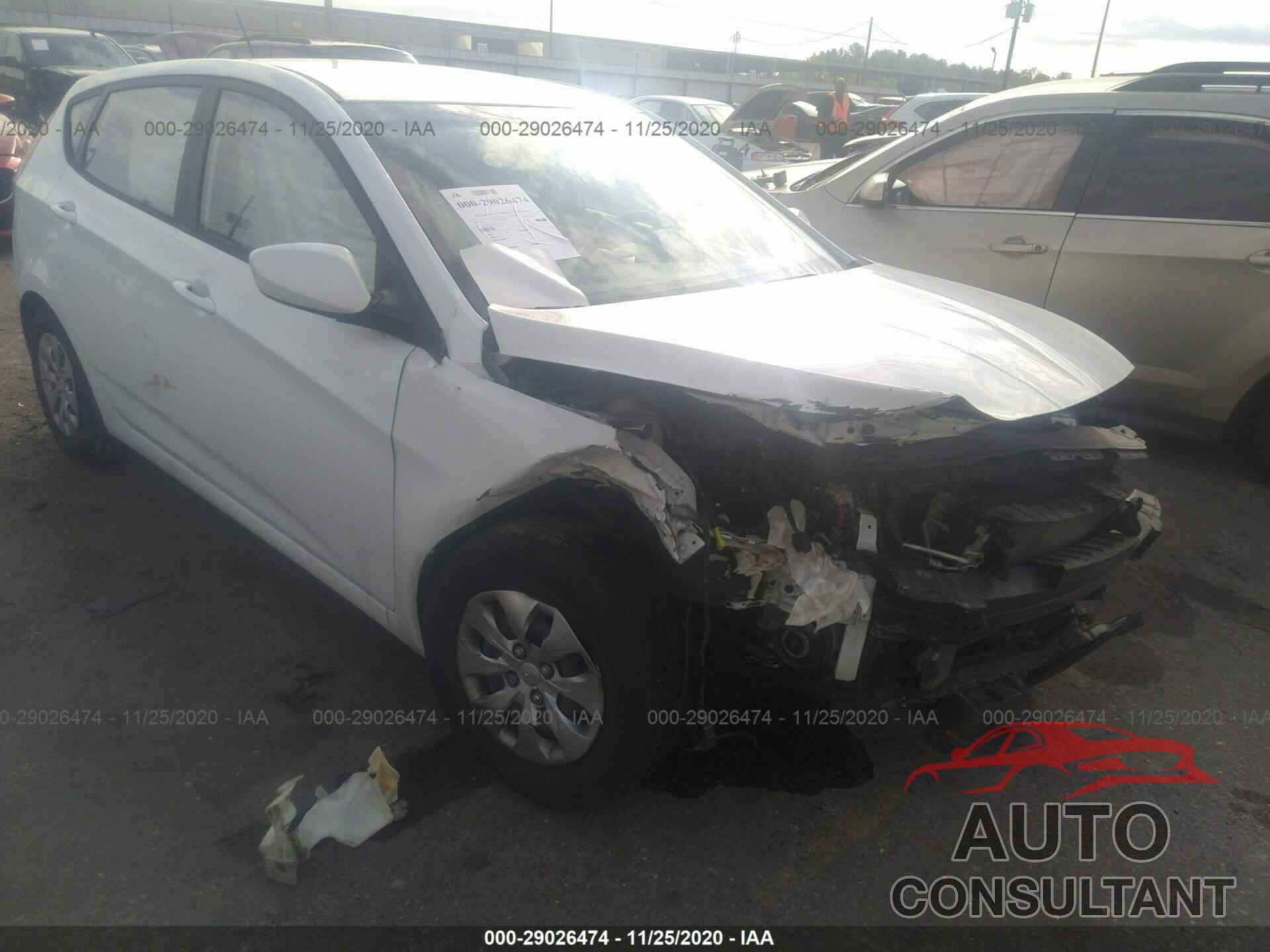 HYUNDAI ACCENT 2016 - KMHCT5AEXGU278320