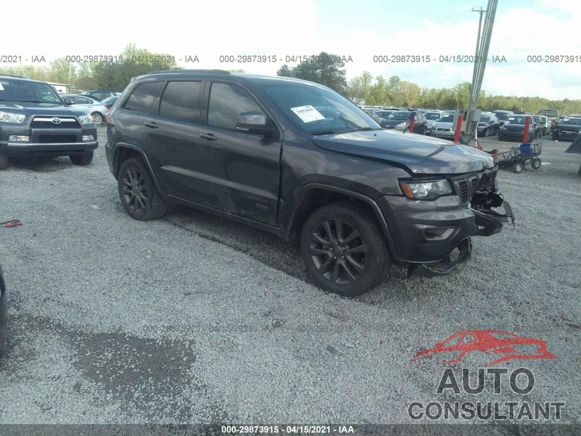 JEEP GRAND CHEROKEE 2016 - 1C4RJFBGXGC480722
