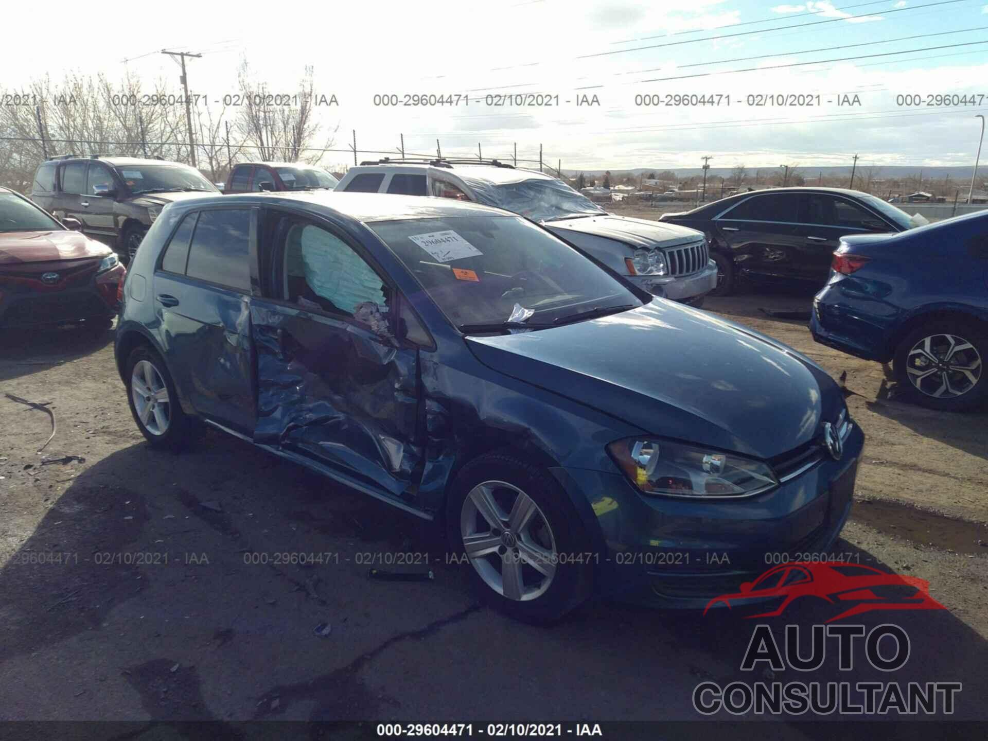 VOLKSWAGEN GOLF 2017 - 3VW217AU3HM034469