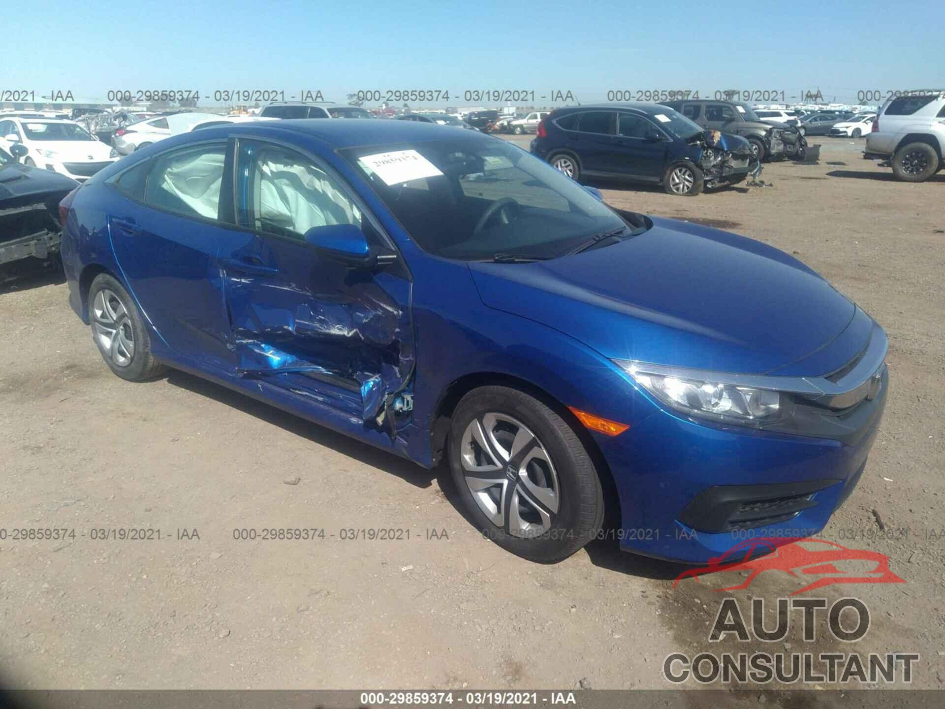 HONDA CIVIC SEDAN 2017 - 2HGFC2F53HH550222