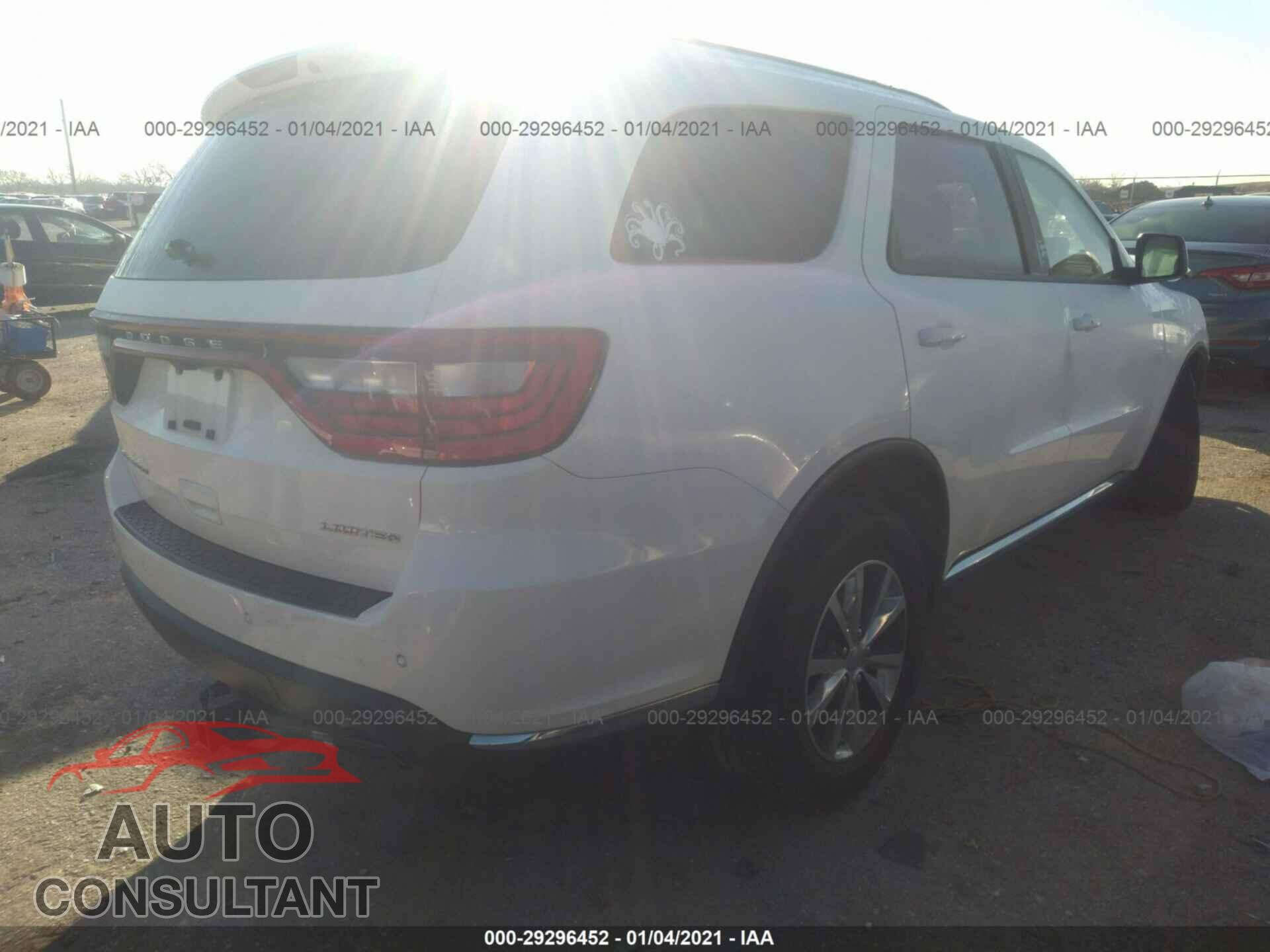 DODGE DURANGO 2016 - 1C4RDHDG5GC314995