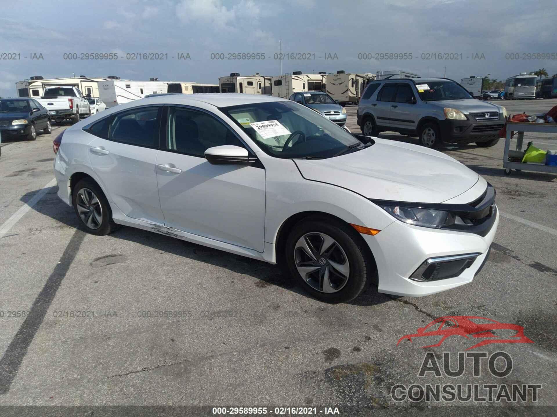 HONDA CIVIC SEDAN 2020 - 19XFC2F68LE010392