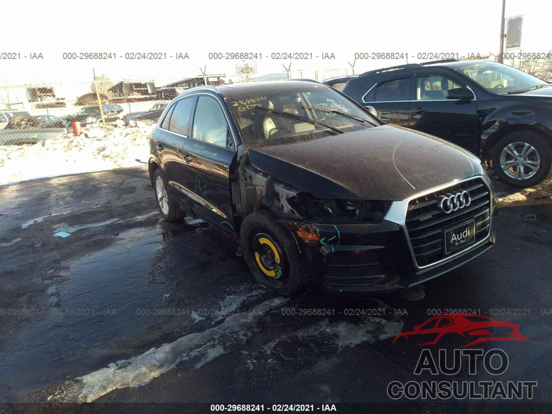 AUDI Q3 2016 - WA1EFCFS8GR009205