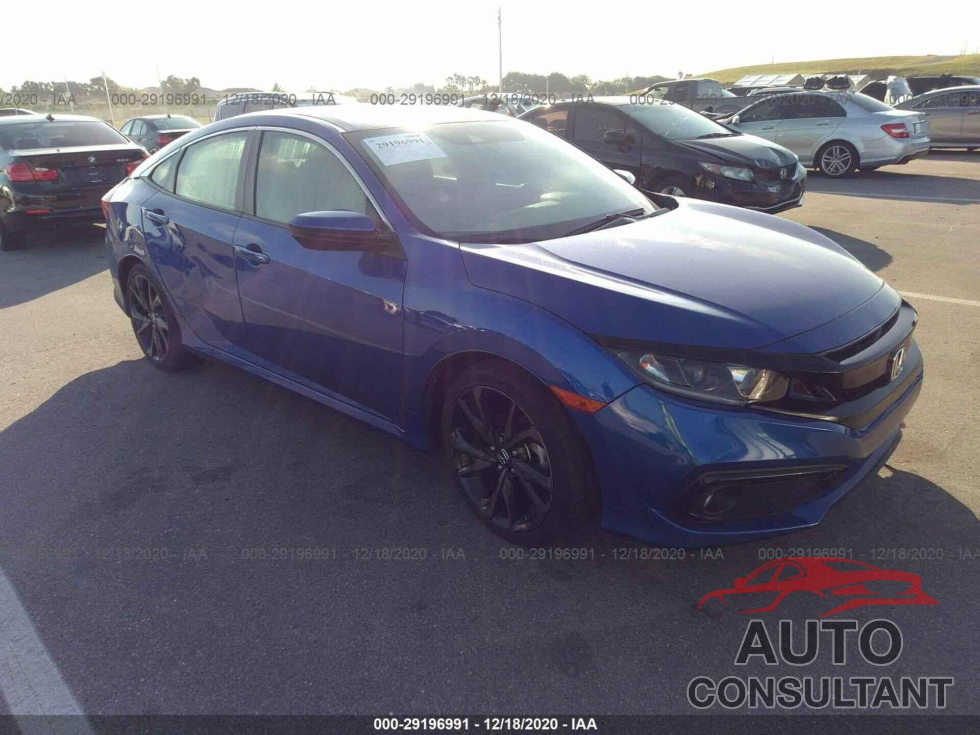 HONDA CIVIC SEDAN 2019 - 19XFC2F8XKE019112