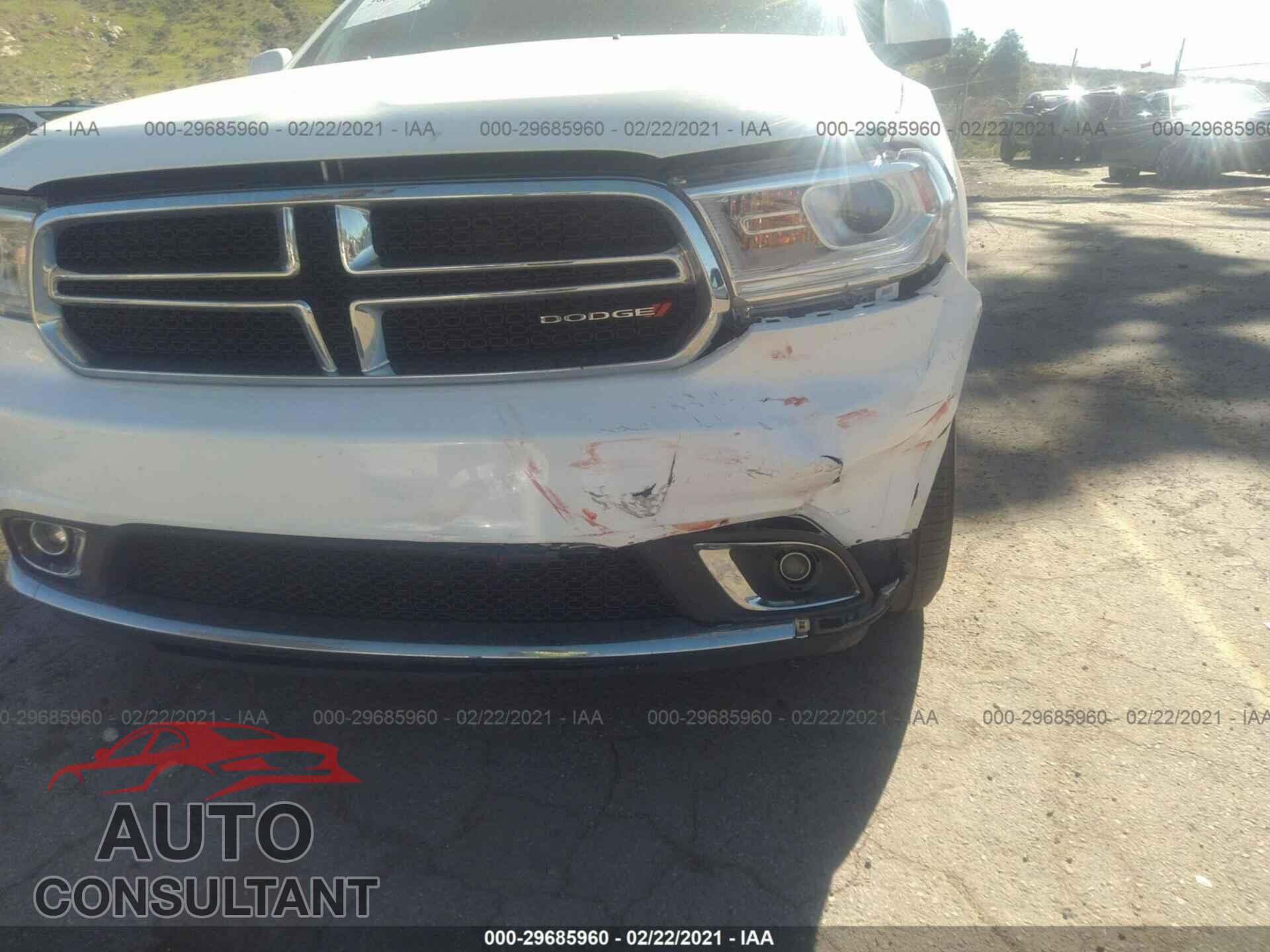 DODGE DURANGO 2017 - 1C4RDHAGXHC740820