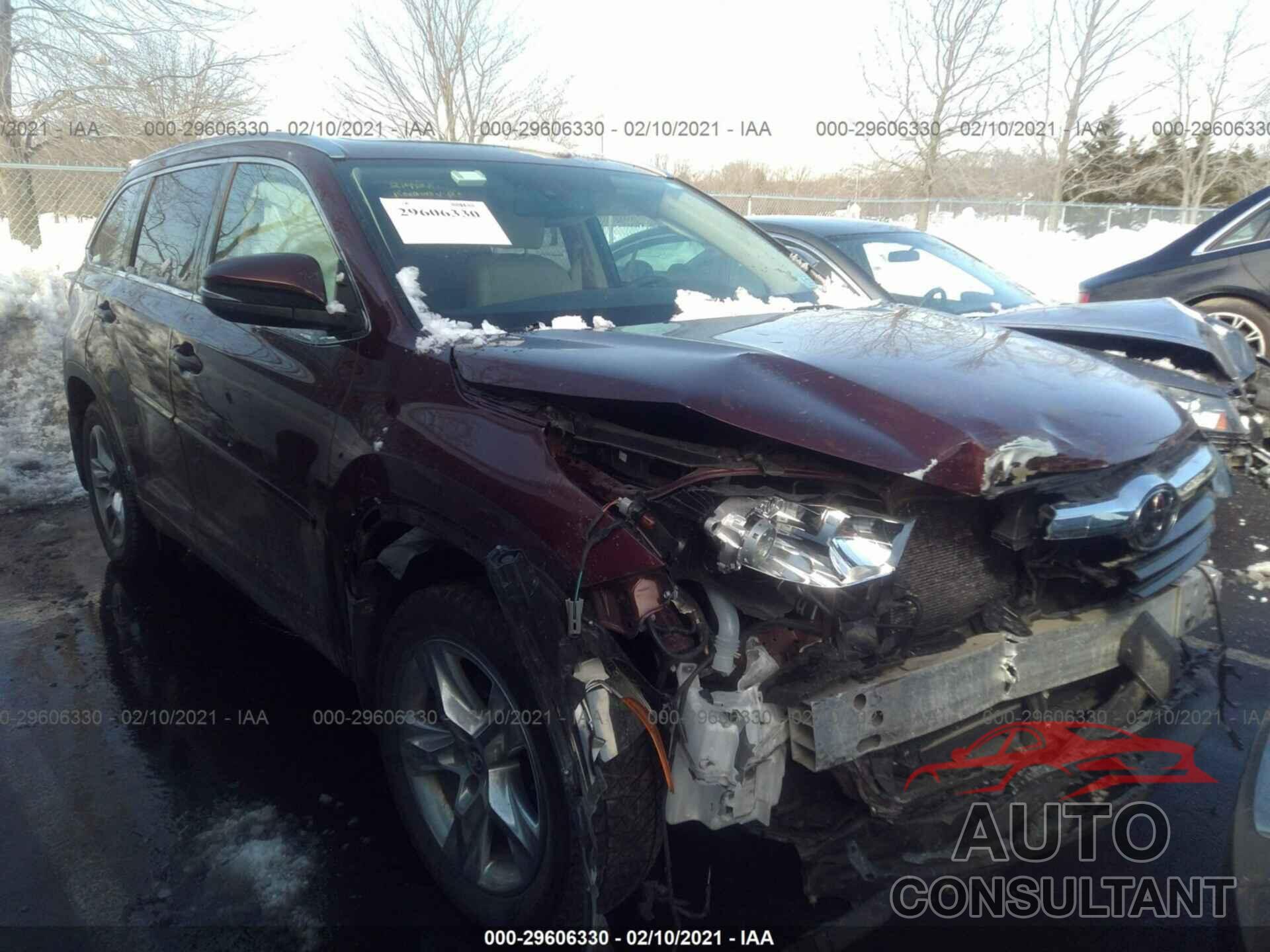 TOYOTA HIGHLANDER 2016 - 5TDDKRFH8GS275815