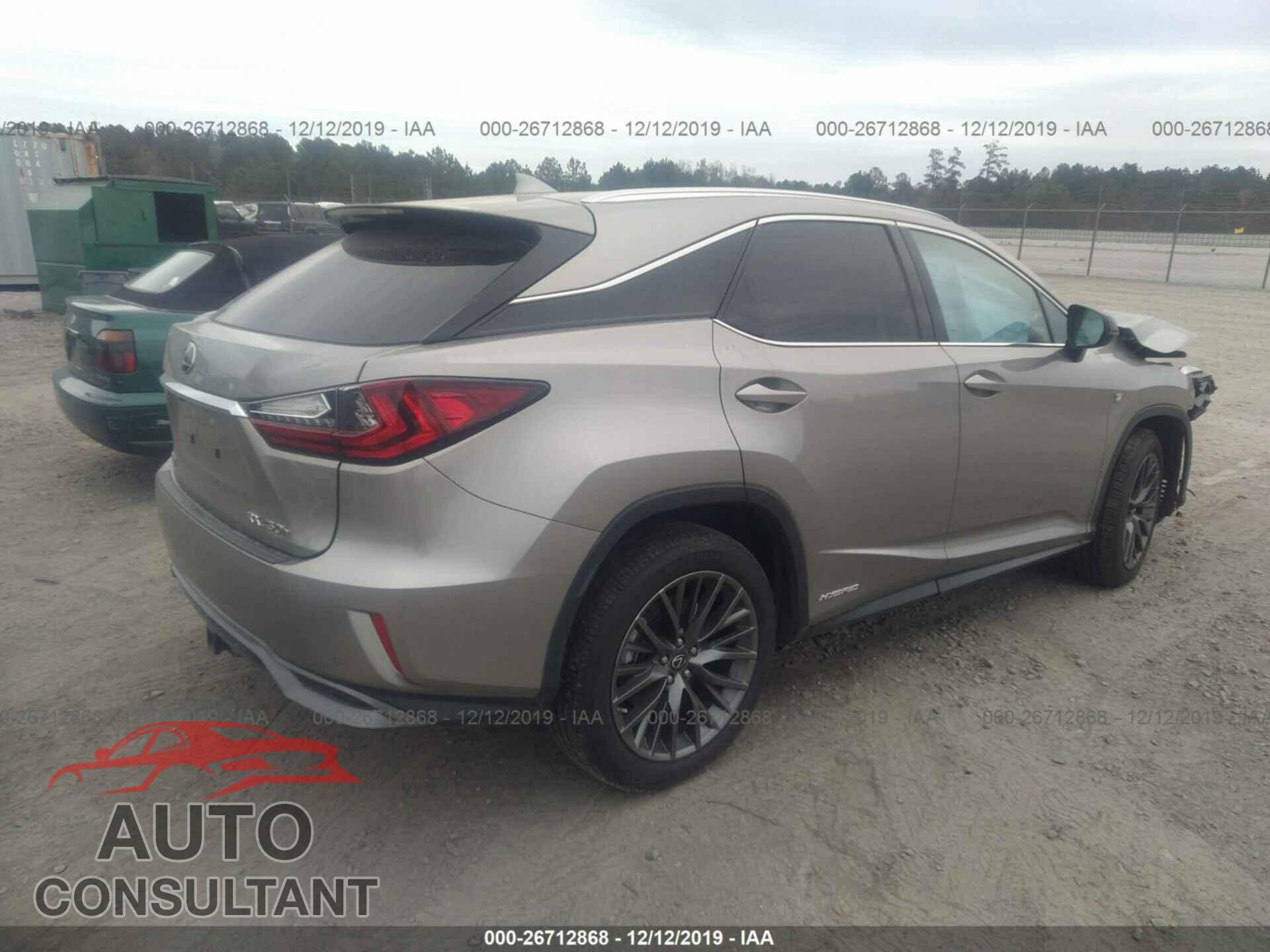 Lexus RX 2017 - 2T2BGMCA9HC011978