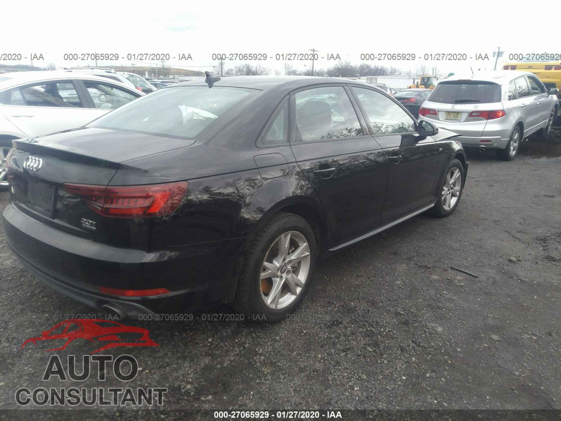 AUDI A4 2018 - WAUDNAF46JA214714