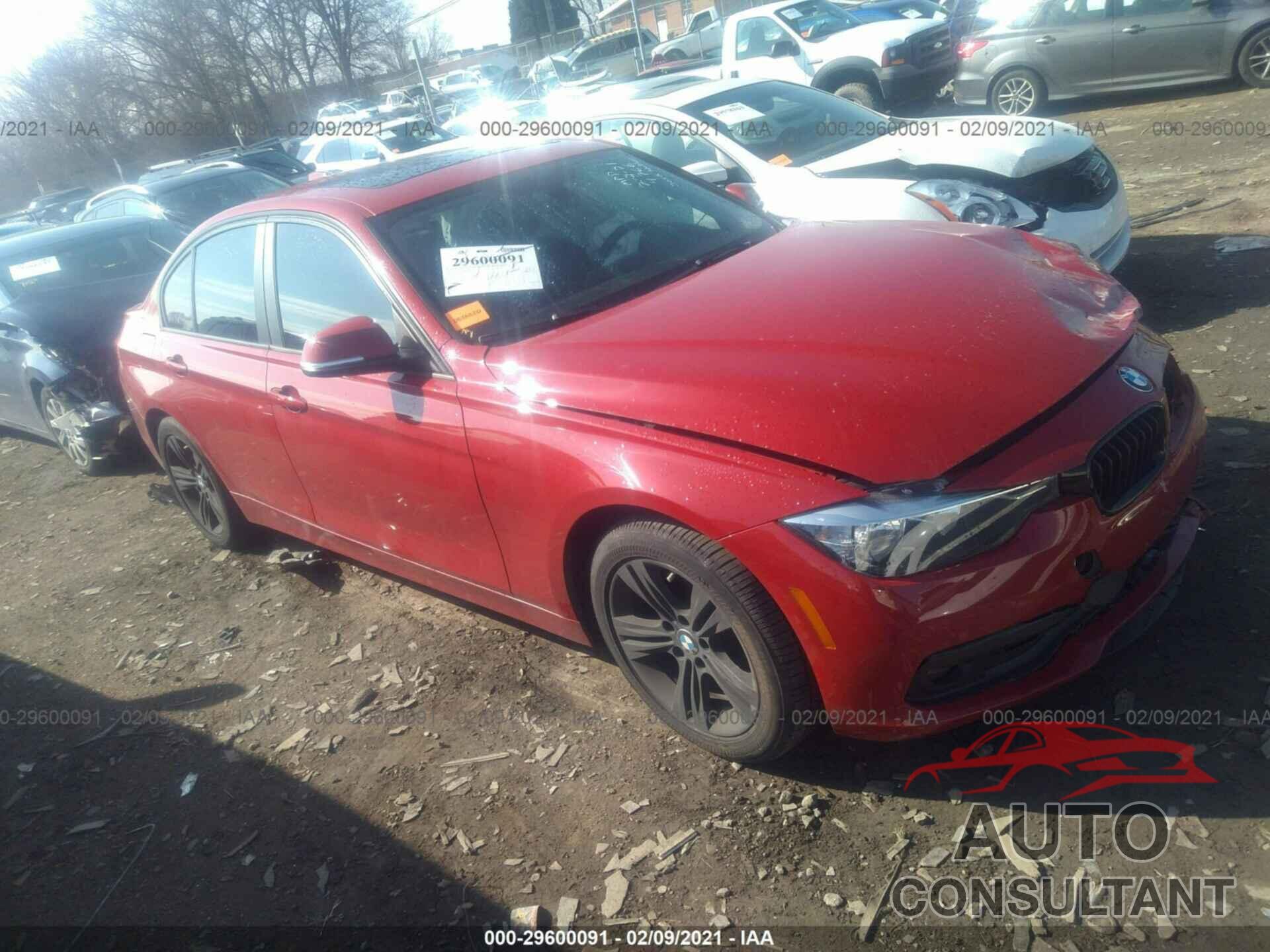 BMW 3 SERIES 2016 - WBA8E1G58GNT34766