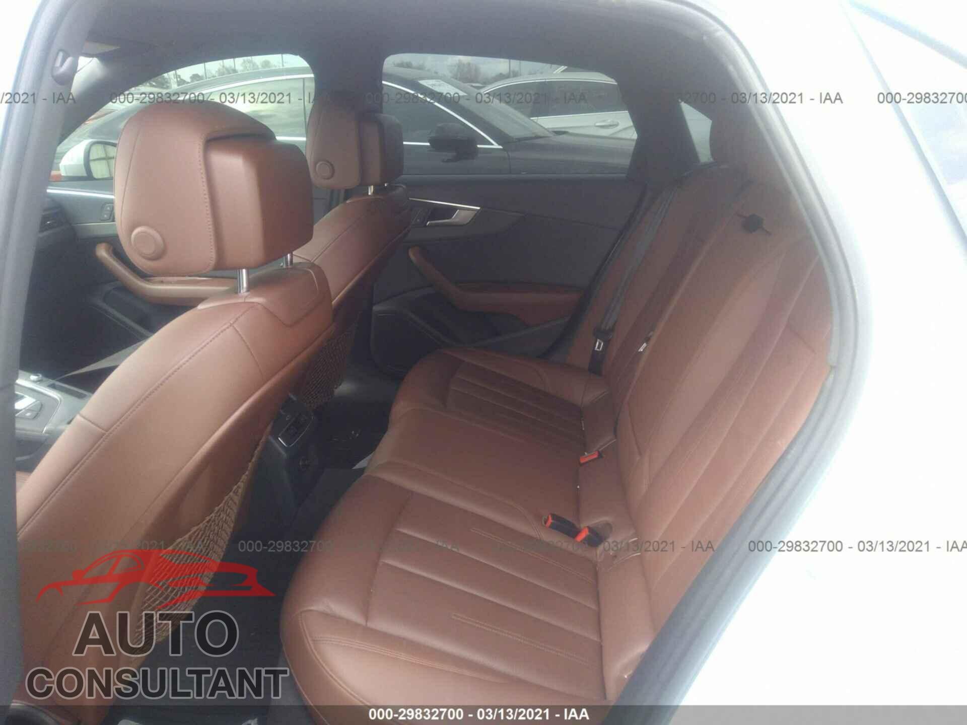 AUDI A4 2017 - WAUGMAF40HN044305