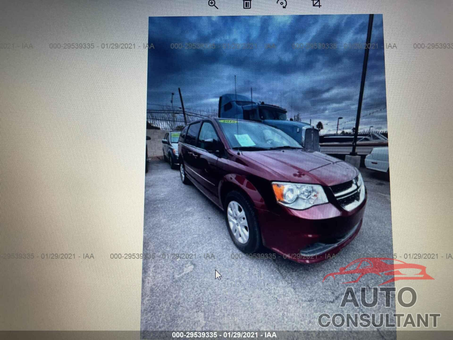 DODGE GRAND CARAVAN 2016 - 2C4RDGBG7GR371865