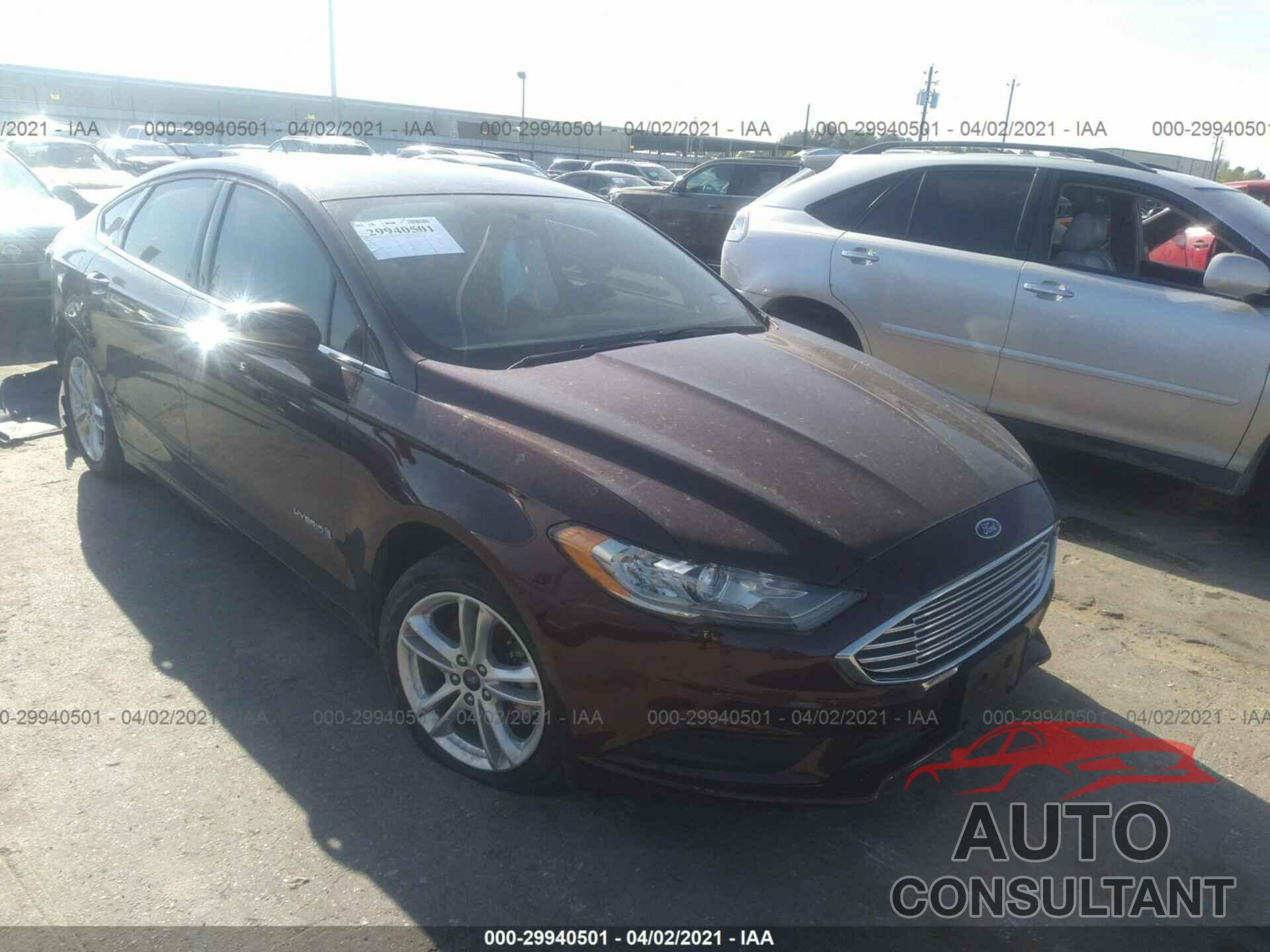 FORD FUSION HYBRID 2018 - 3FA6P0LU4JR213979