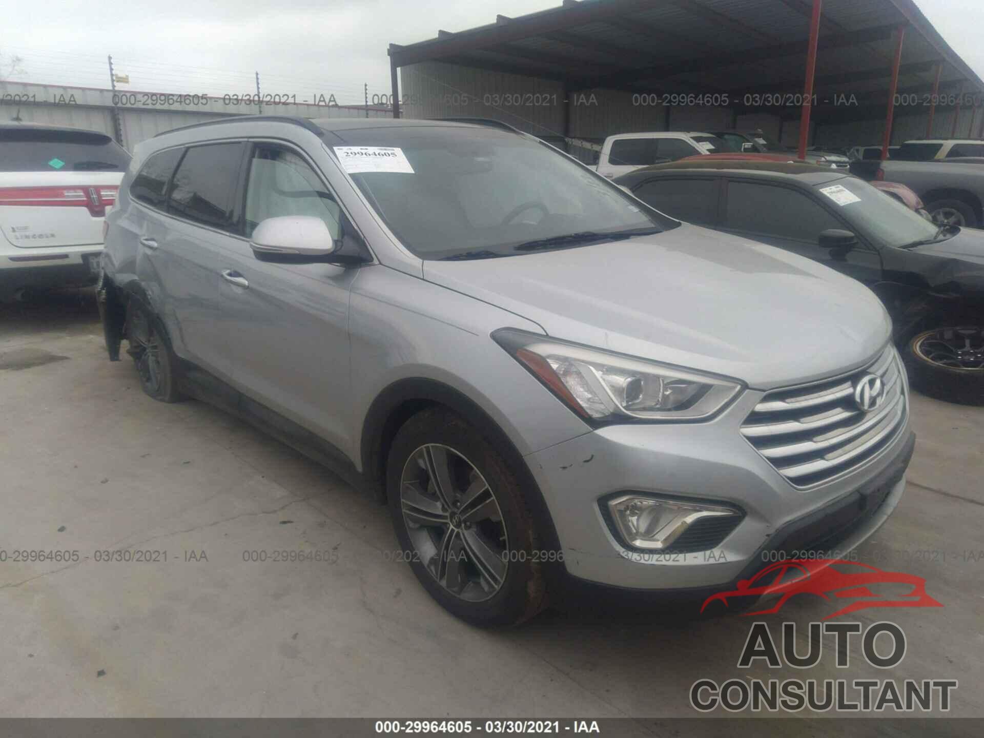 HYUNDAI SANTA FE 2016 - KM8SR4HF6GU132273