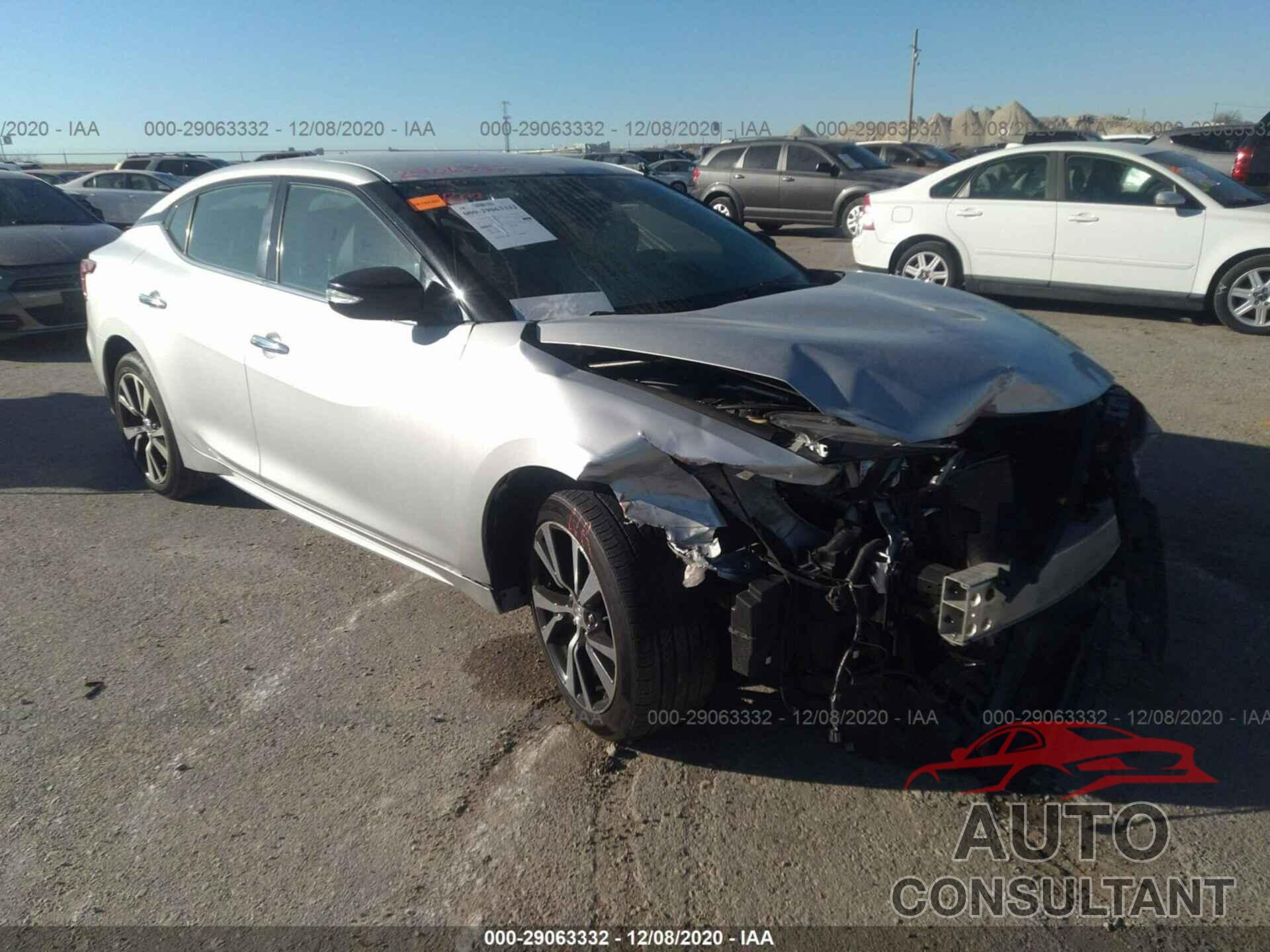 NISSAN MAXIMA 2018 - 1N4AA6AP8JC392621